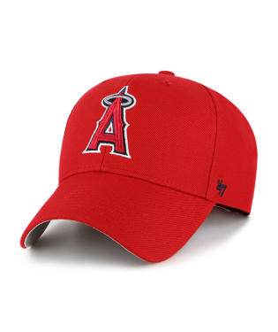 Men's Fanatics Branded Navy Los Angeles Angels Patch Trucker Adjustable Hat