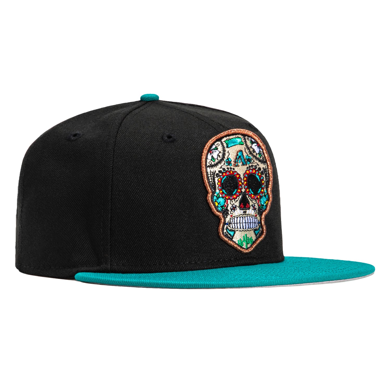 Las Vegas Raiders New Era NFL Sugar Skull Black 59FIFTY Fitted Hat