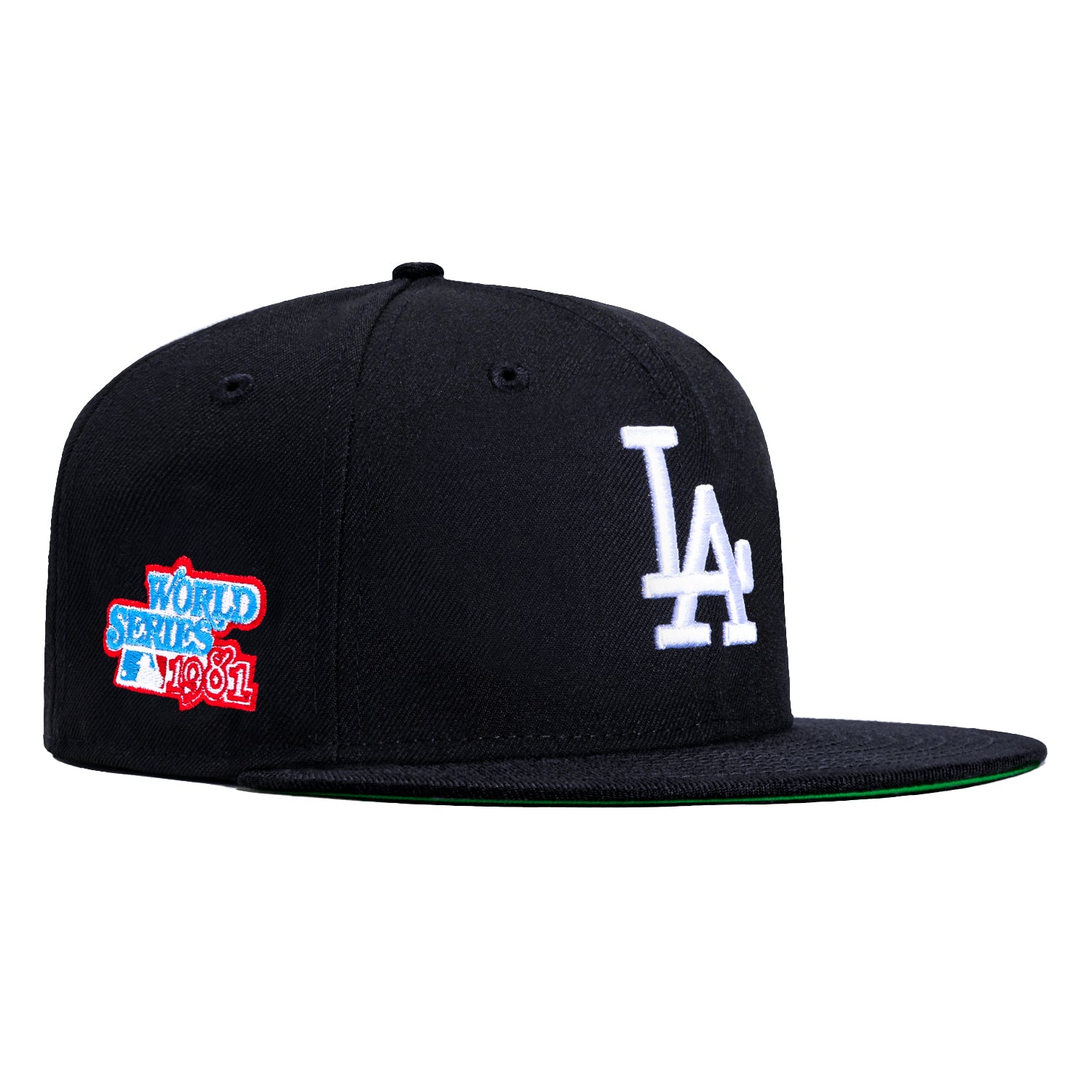 New Era Los Angeles Dodgers World Series 1981 Stone Green Two Tone  Edition59Fifty Fitted Hat