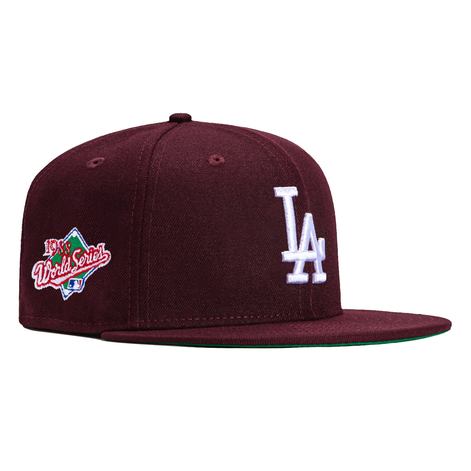 Off White Los Angeles Dodgers 1988 World Series Patch New Era Fitted 7