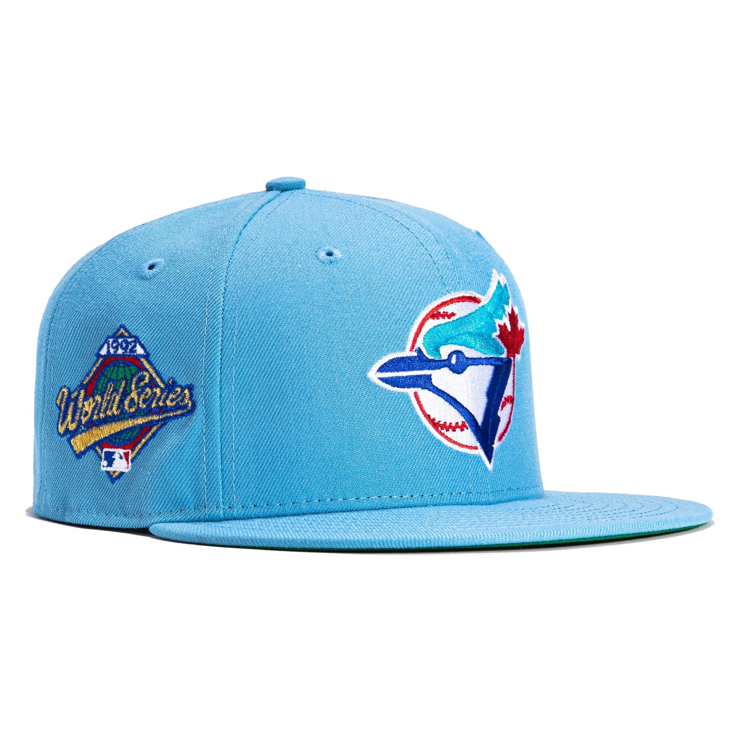 Toronto Blue Jays New Era Logo White 59FIFTY Fitted Hat - Sky Blue