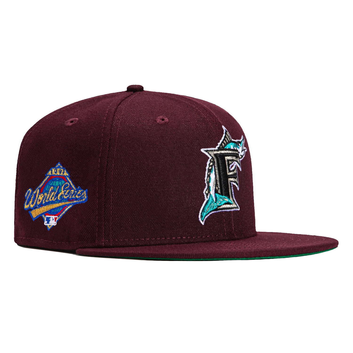 New Era x Hat Club Miami Marlins 1997 World Series Patch Red UV 59Fifty  Fitted Hat Black Men's - FW22 - US