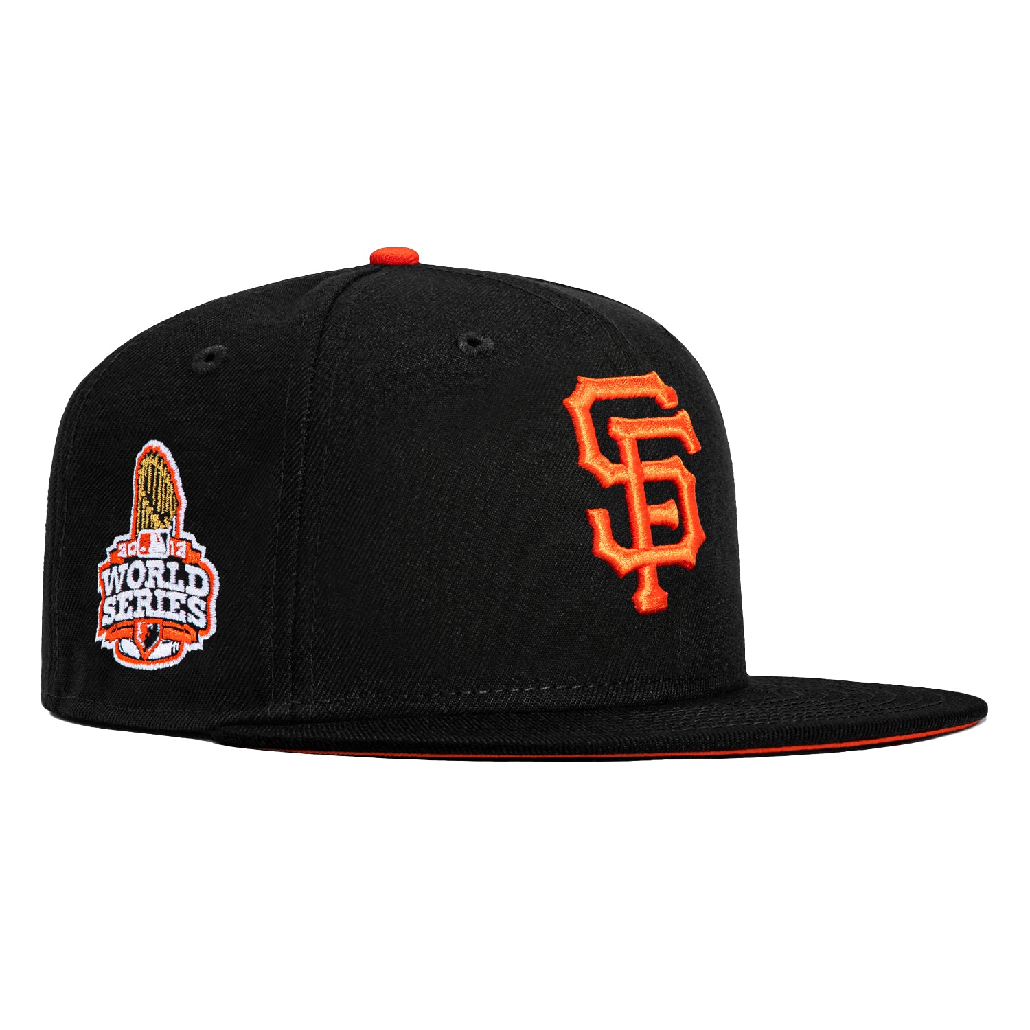 San Francisco Giants New Era Retro 2012 World Series 59FIFTY Fitted Hat - Cream/Black 7 3/8