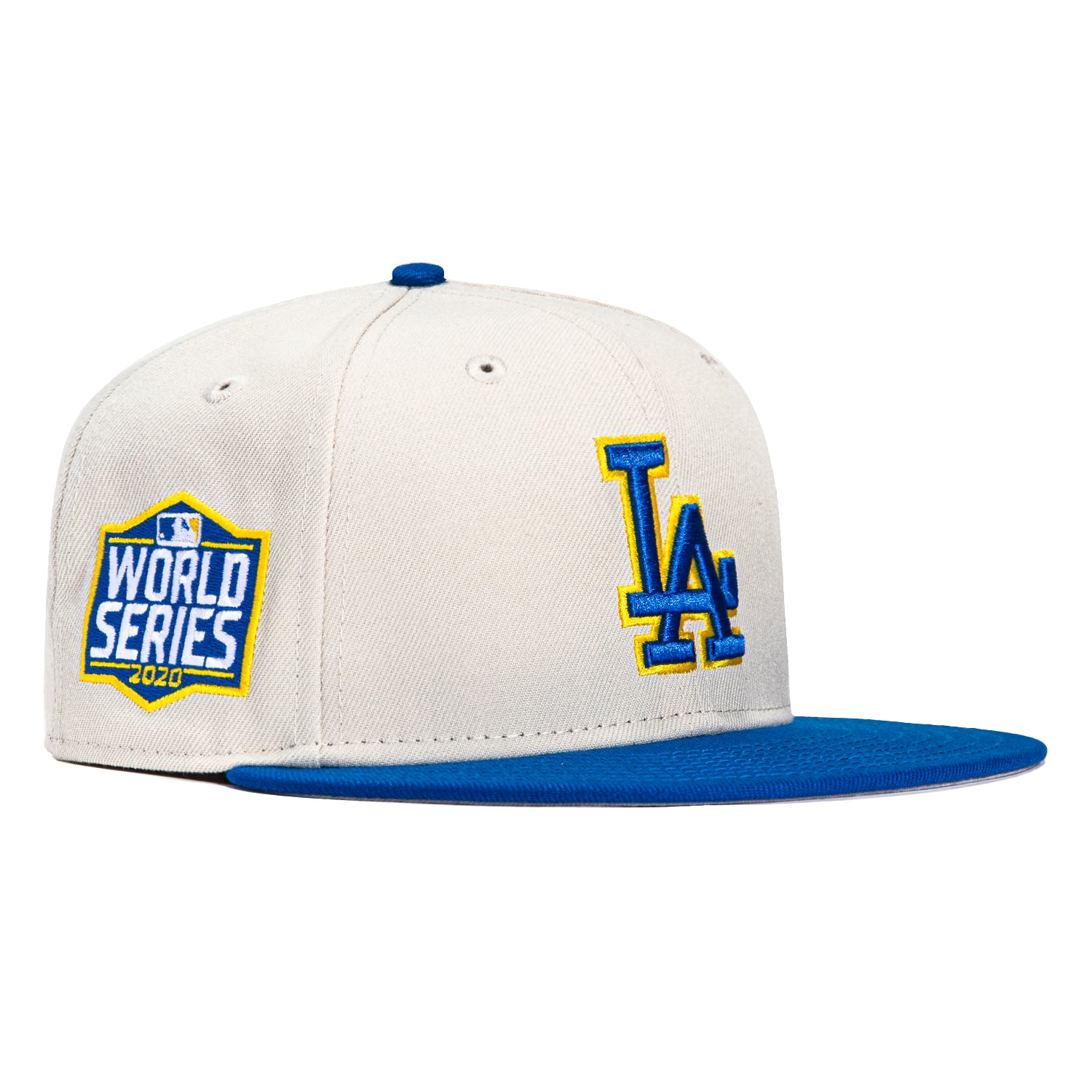 New Era Los Angeles Dodgers World Series Champions 2020 Stone Two Tone  Edition 59Fifty Fitted Hat