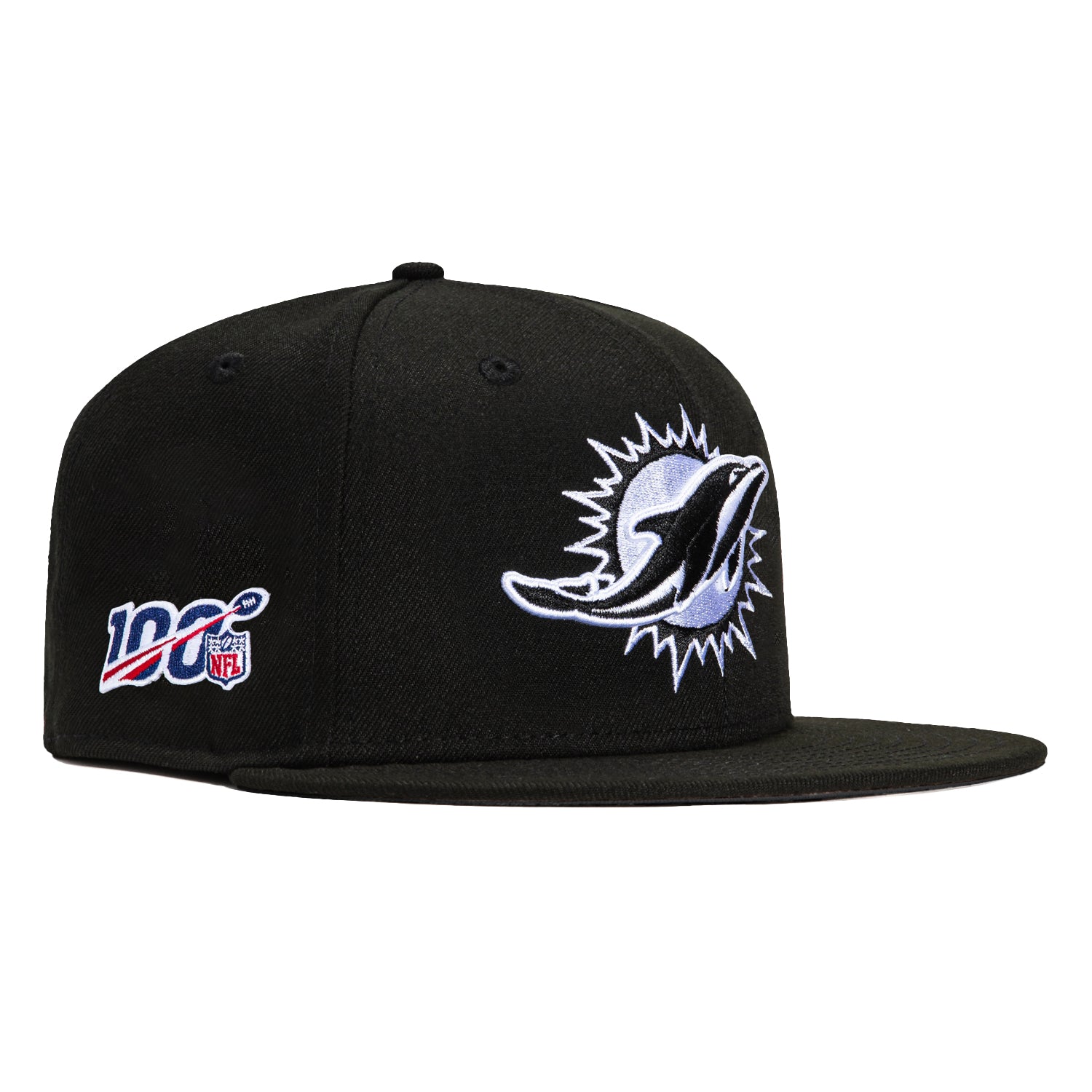 NFL Miami Dolphins Black Spray Hat