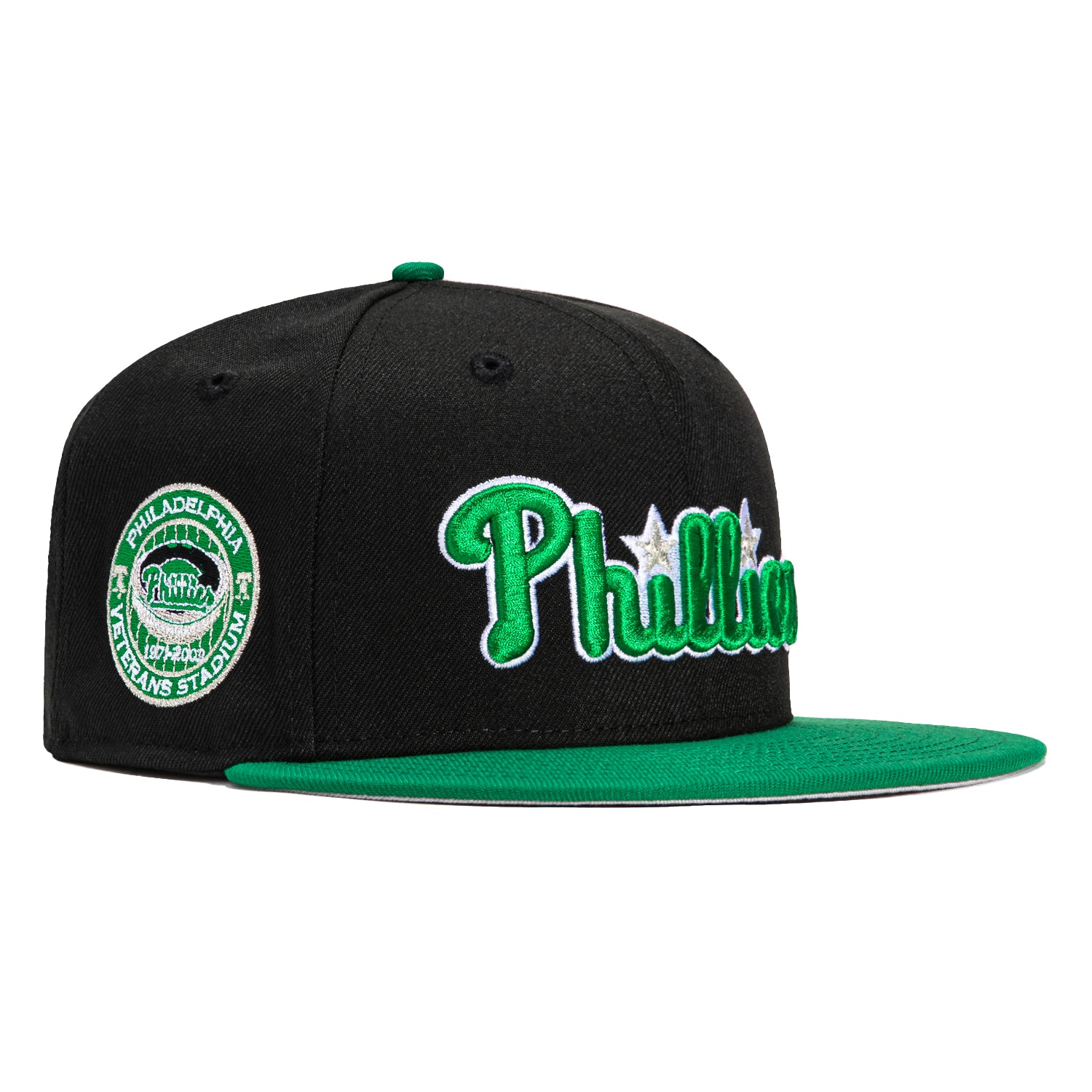 New Era Philadelphia Phillies Badlands Veterans Stadium Patch Hat Club  Exclusive 59Fifty Fitted Hat Teal Men's - FW21 - US