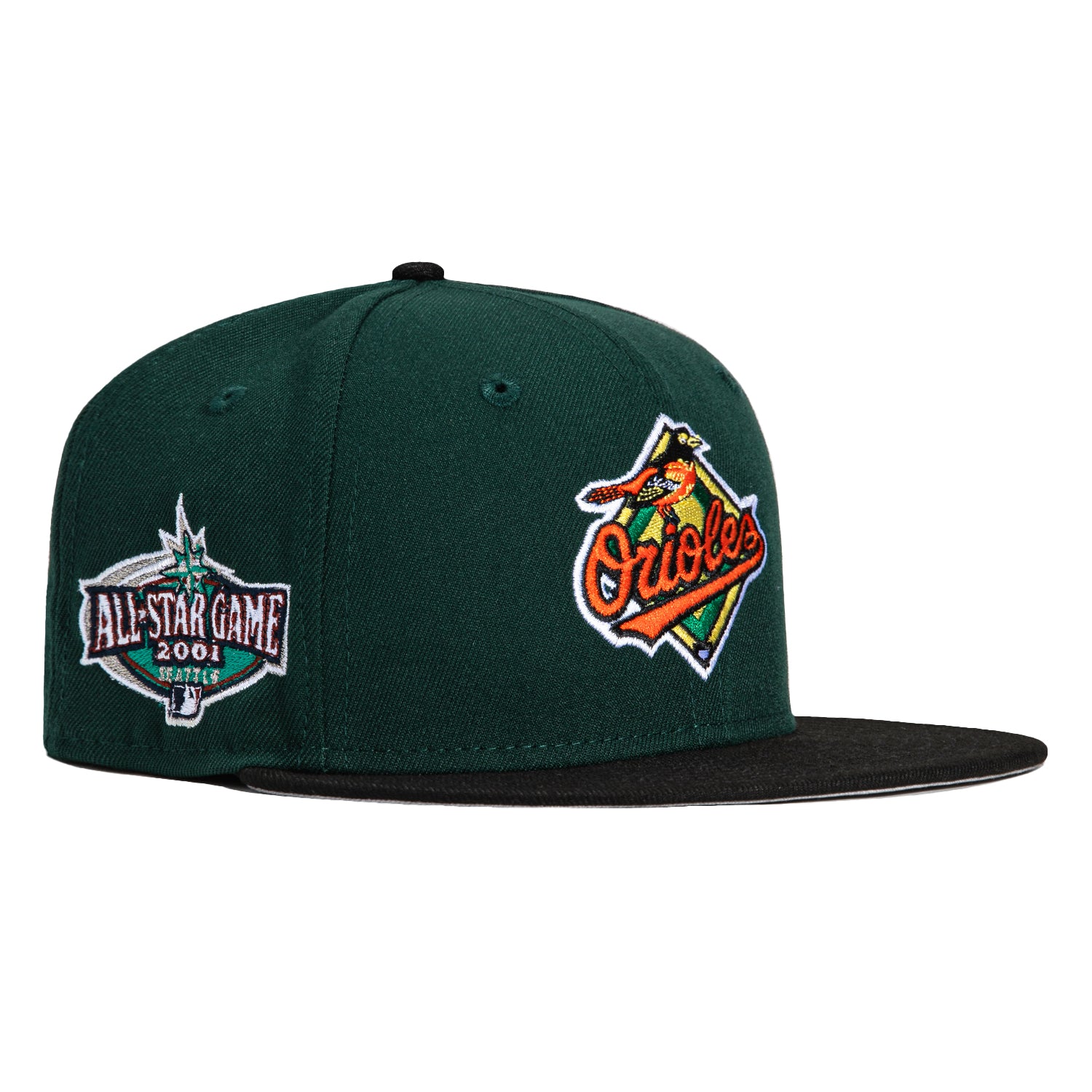 Baltimore Orioles New Era Logo 59FIFTY Fitted Hat - Green