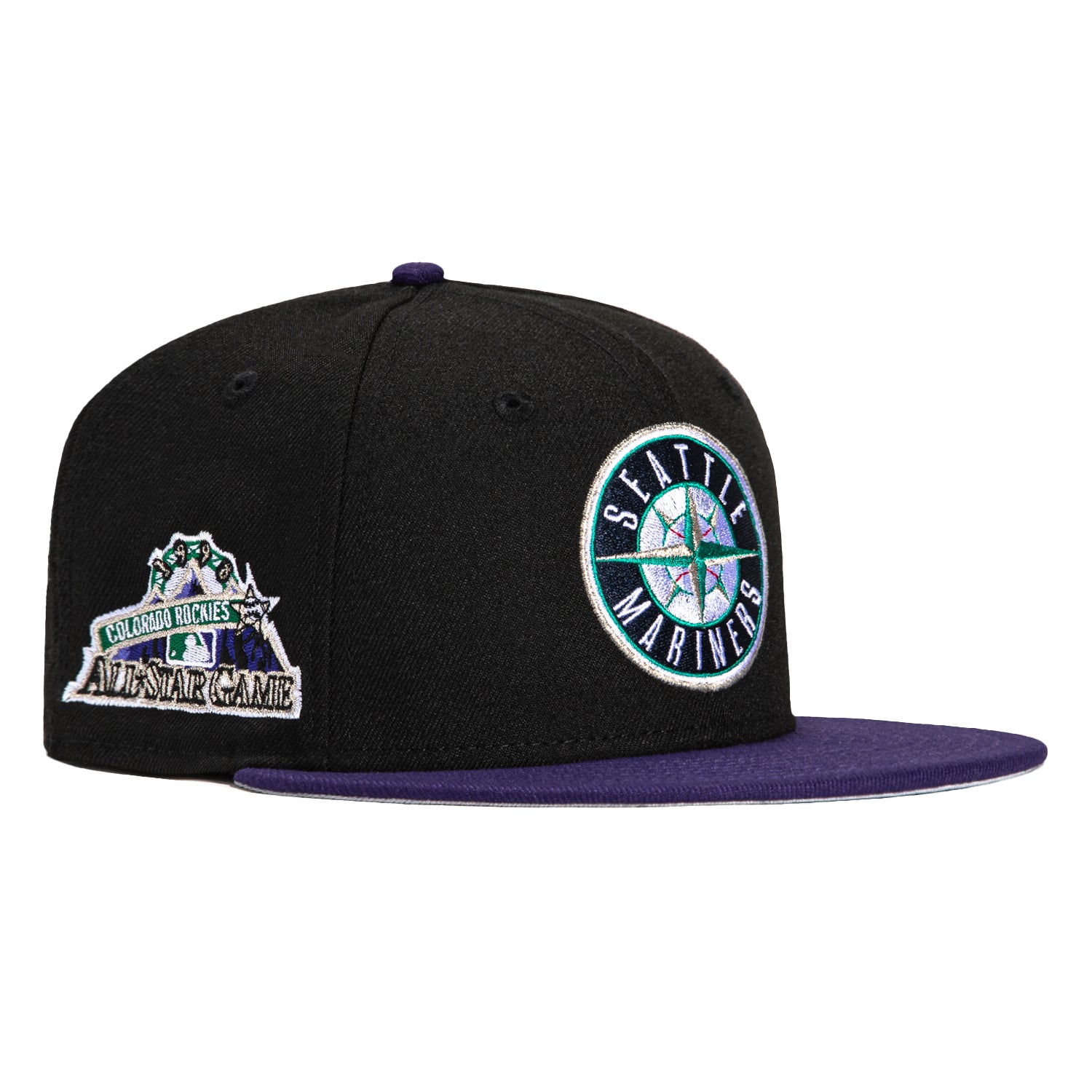 New Era 59FIFTY Seattle Mariners Kingdome Patch Turn Ahead The Clock Hat - Cardinal, Black Cardinal/Black / 7 1/4