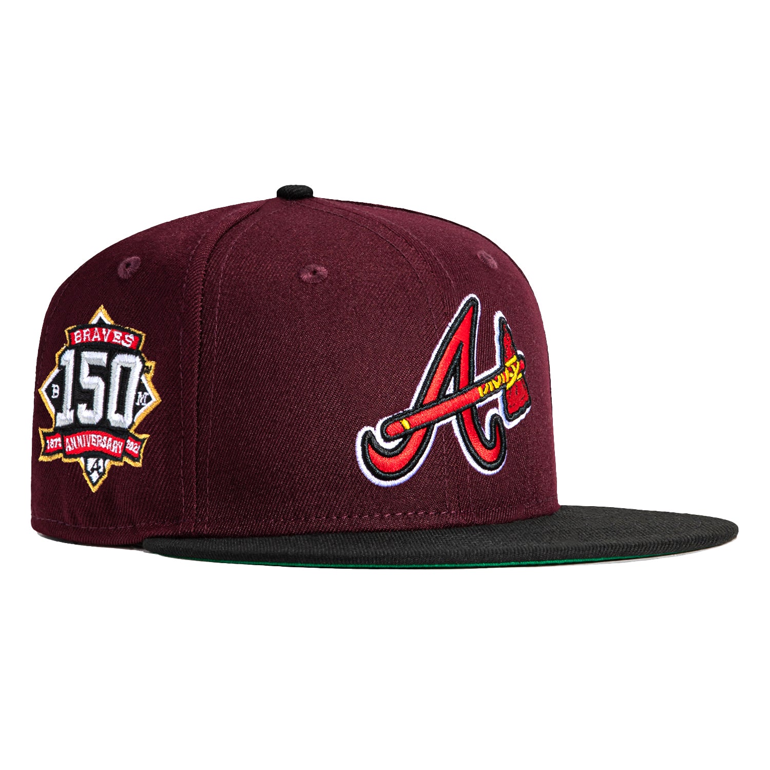 New Era Atlanta Braves Ocean Drive 150th Anniversary Patch Hat Club  Exclusive 59Fifty Alternate Fitted Hat Stone/Indigo/Peach - SS22 Hombre - US