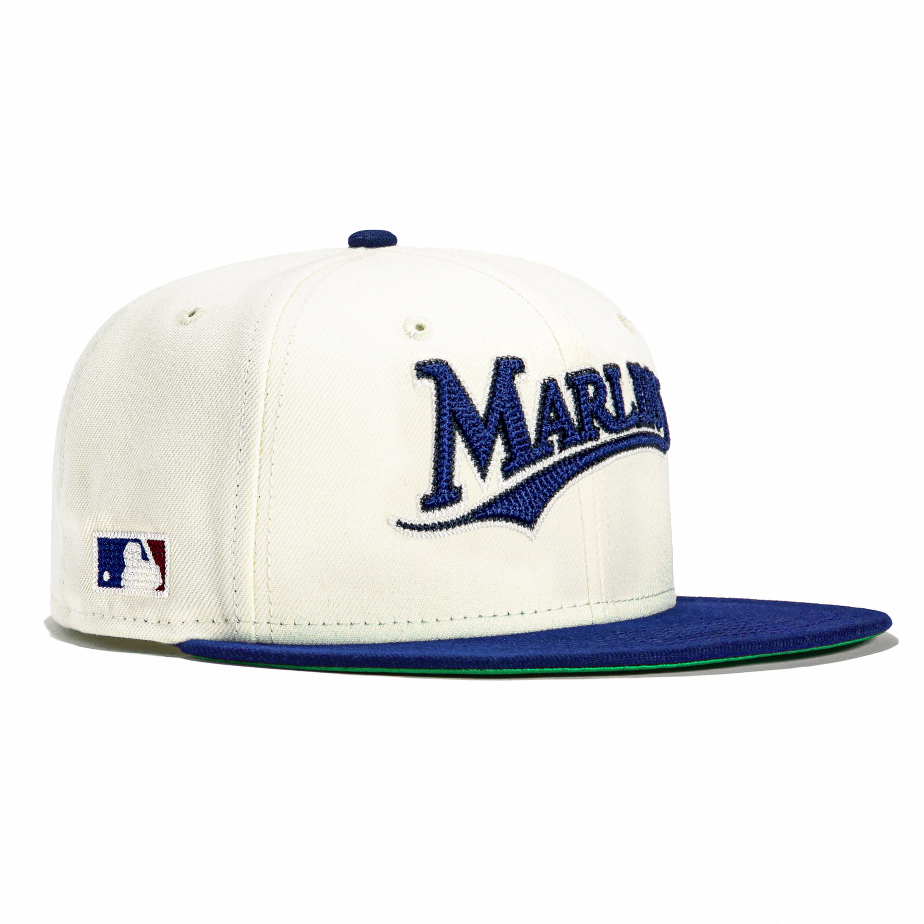 Miami Marlins New Era The League 2-Tone Adjustable Hat - Black