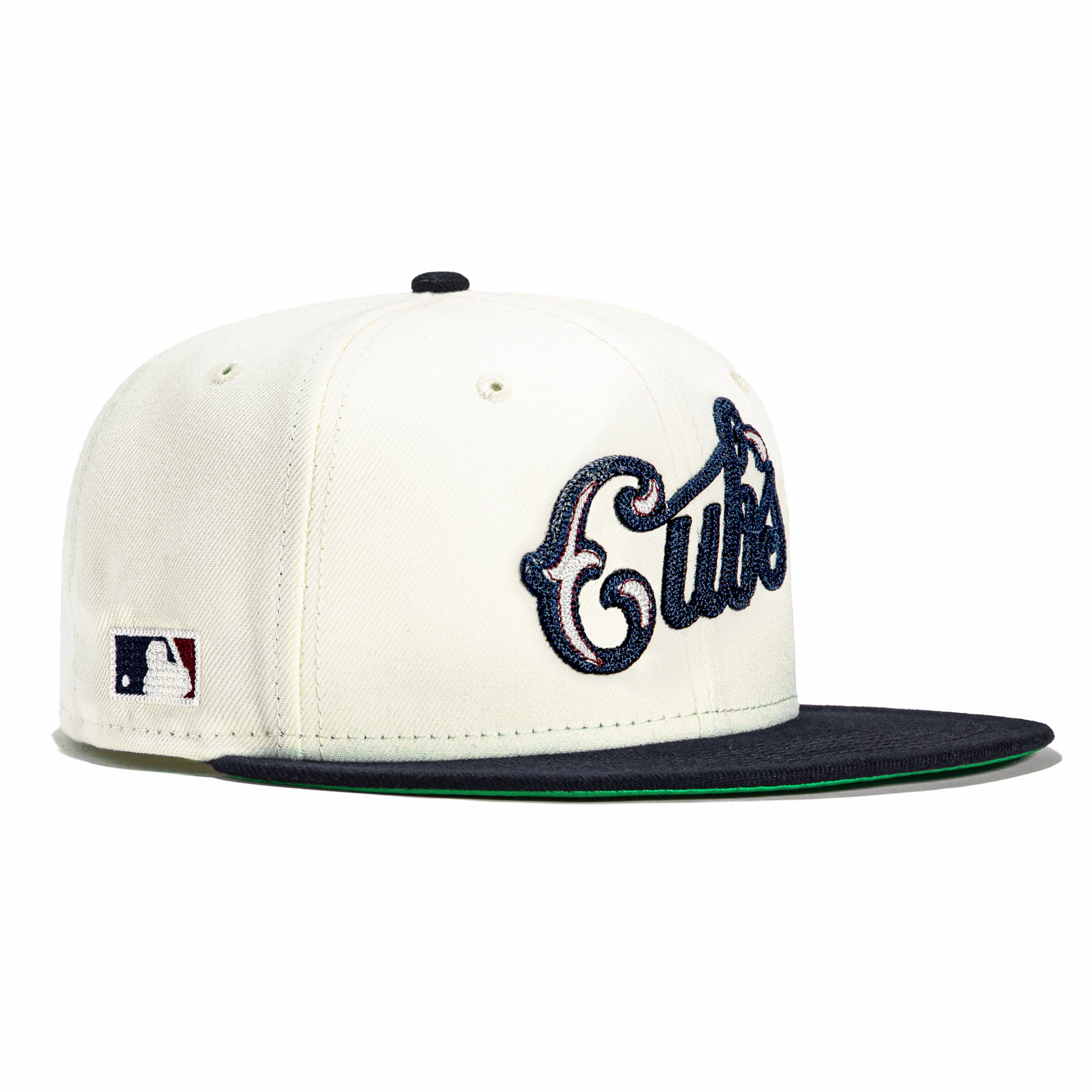 New Era 59Fifty Chain Stitch Chicago Cubs Hat - White, Navy – Hat Club