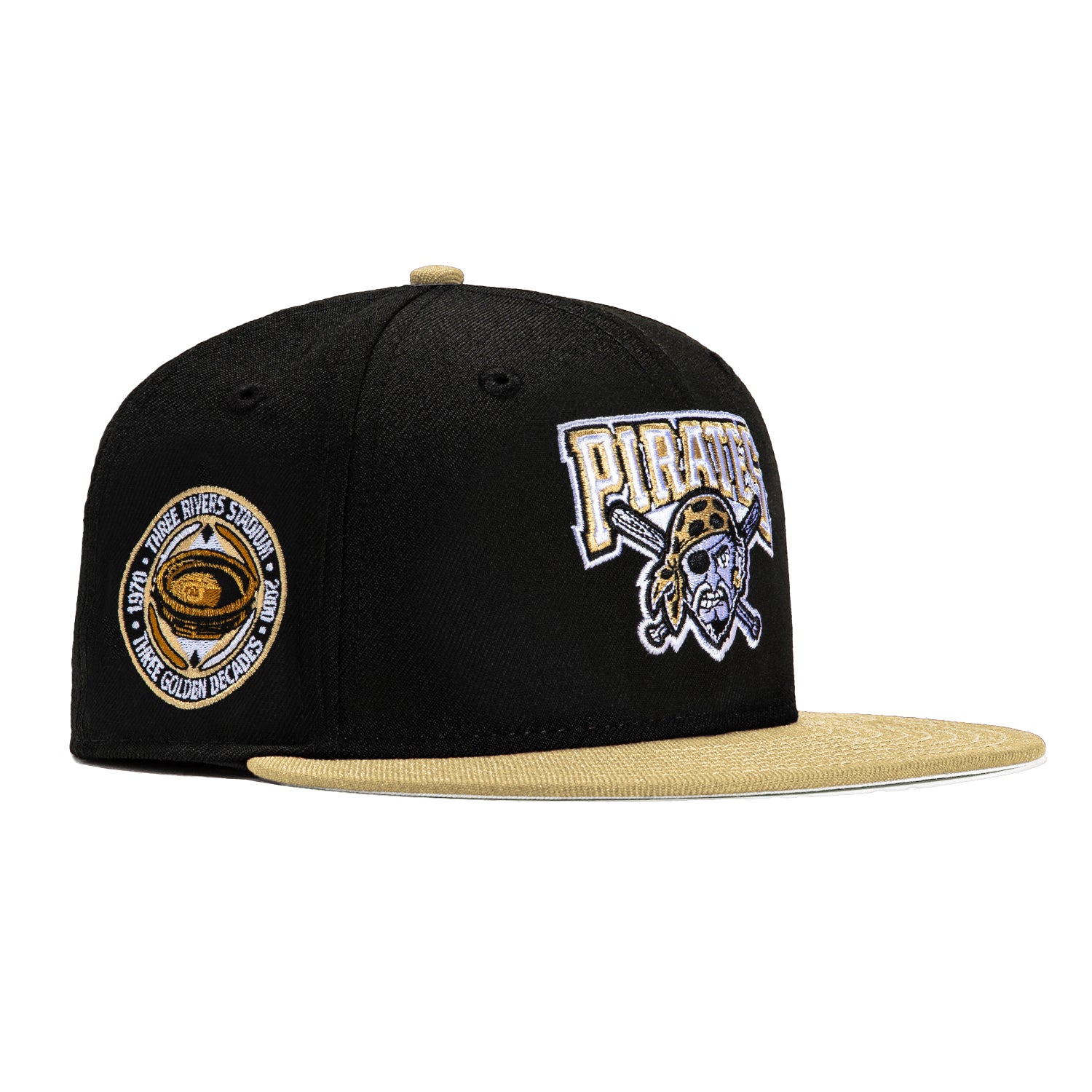 New Era 59FIFTY MLB Pittsburgh Pirates Tri-Tone Team Fitted Hat 7 5/8