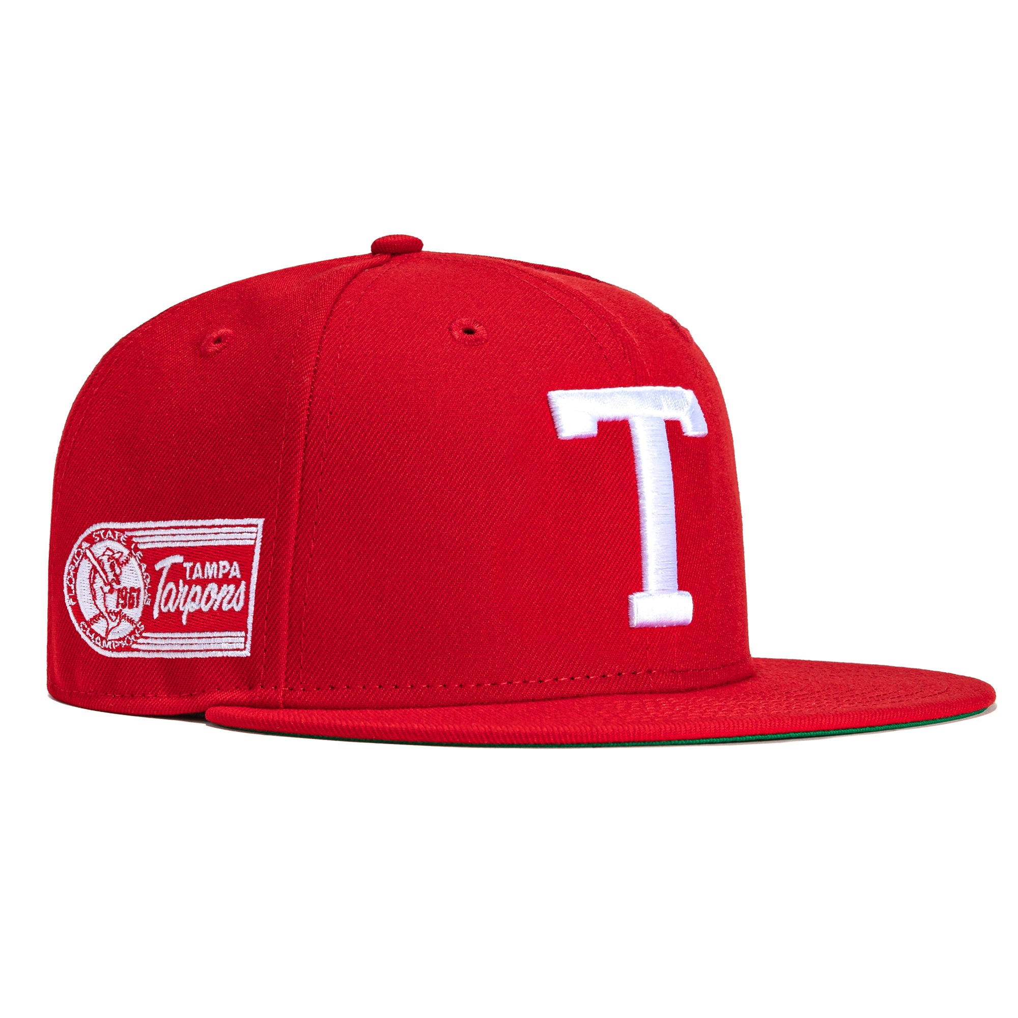 New Era 59Fifty Tampa Tarpons 1961 Champions Patch Hat - Red – Hat Club