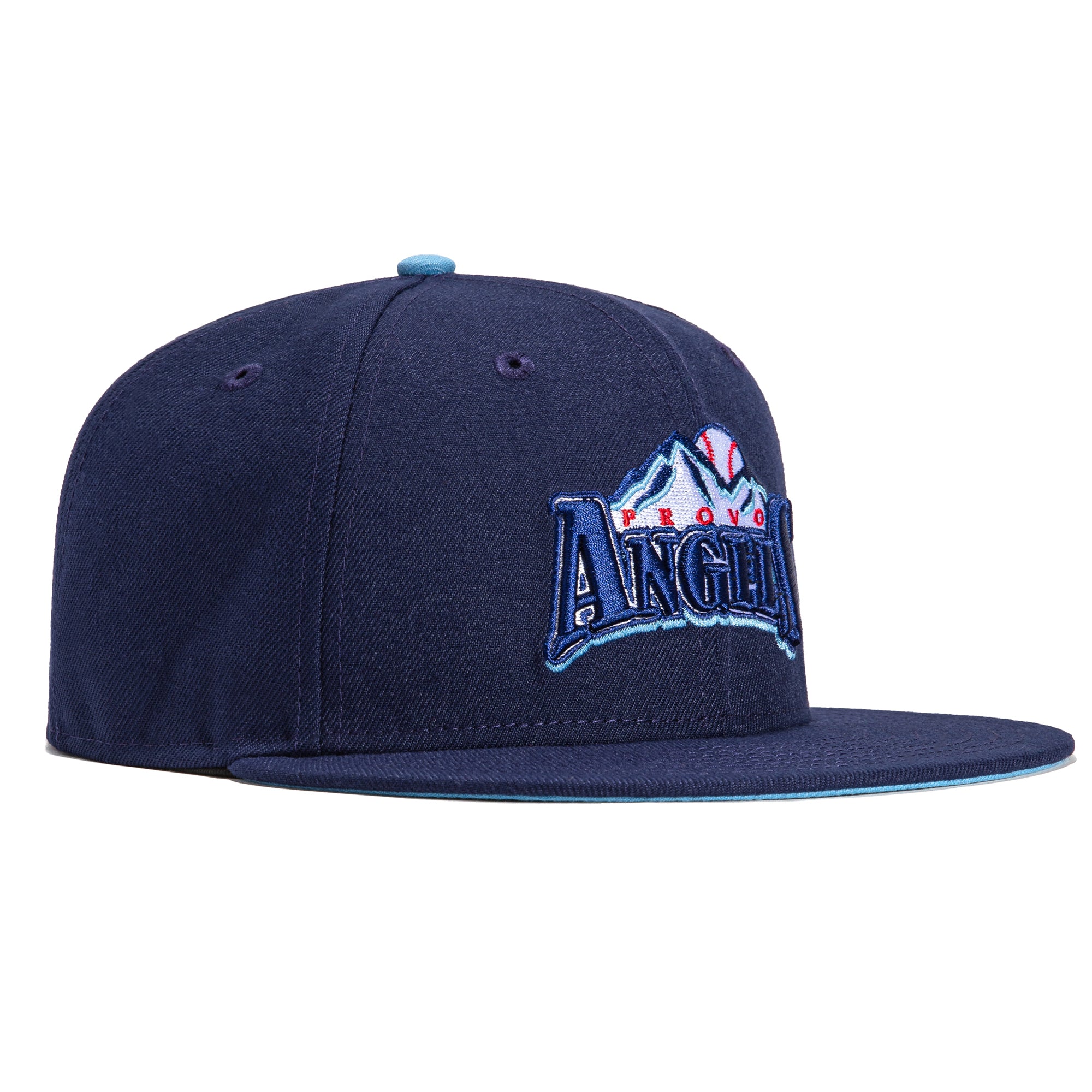 New Era 59Fifty Provo Angels Hat - Light Navy, Light Blue – Hat Club