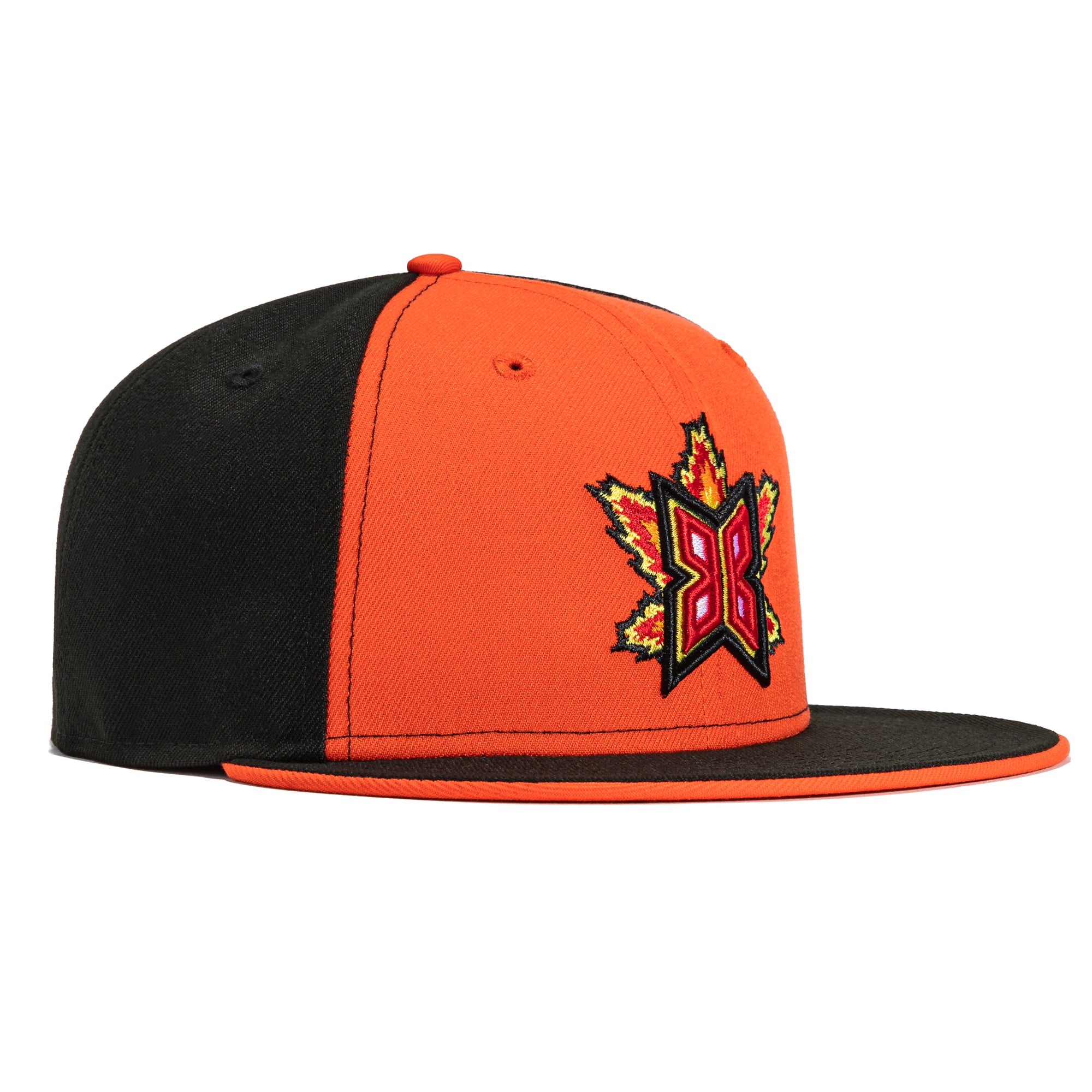Baltimore Orioles New Era Road Authentic Collection On-Field 59FIFTY Fitted Hat - Black/Orange, Size: 7 1/4