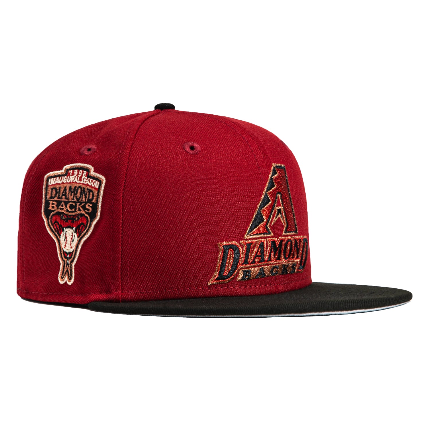 7 3/8 Arizona Diamondbacks Serpientes Black Copper Red 59fifty