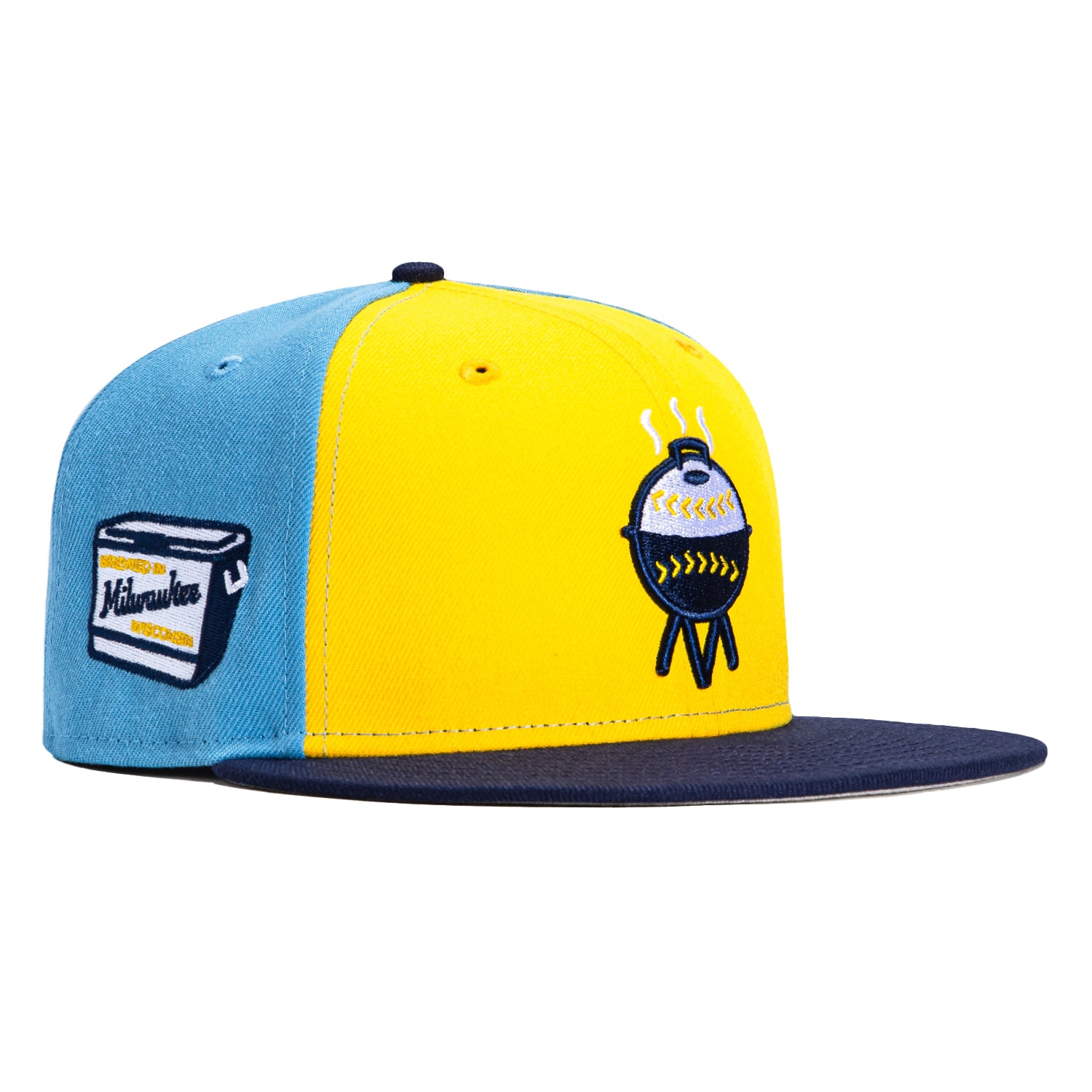 New Era 59Fifty Milwaukee Brewers City Connect Patch Grill Rail