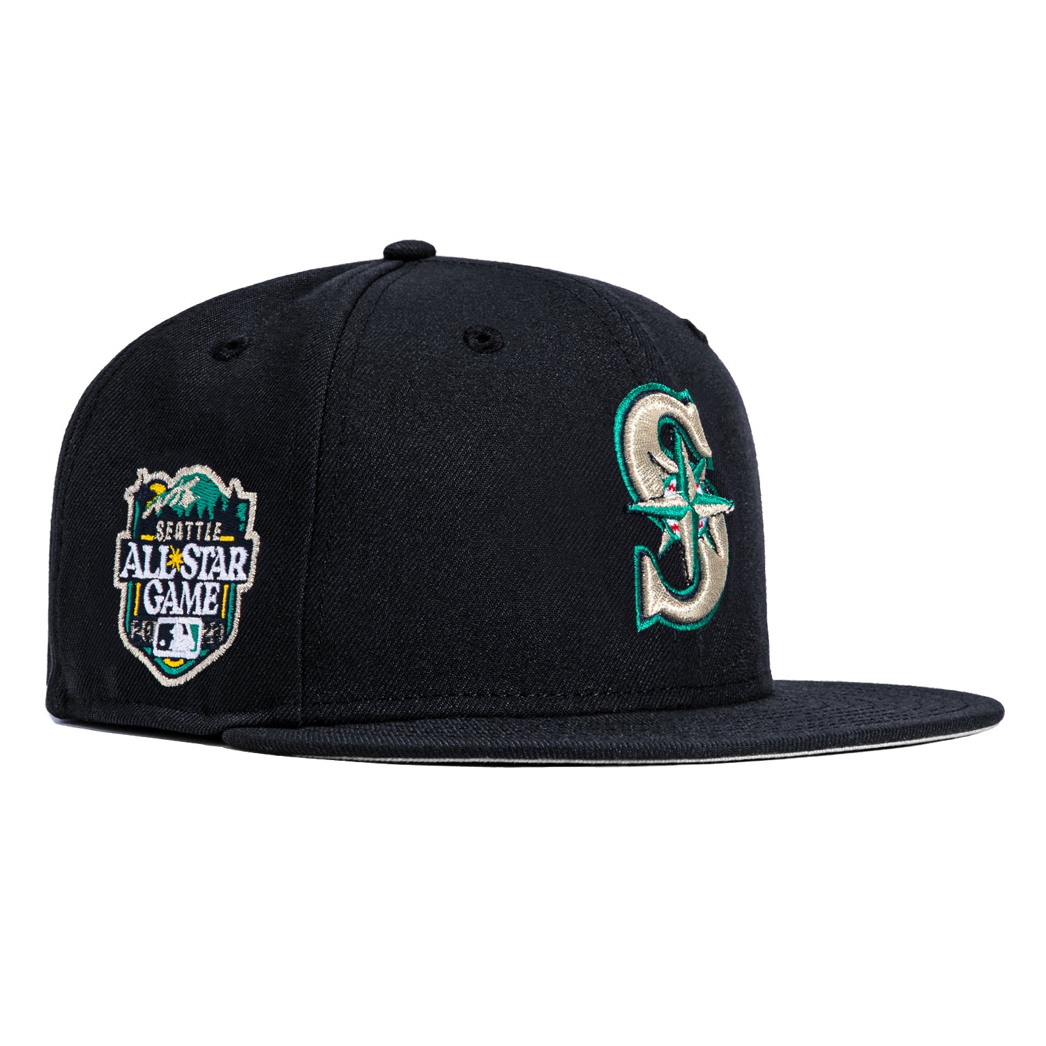 Seattle Mariners New Era Navy 2023 MLB All-Star Game All Over Multi-Patch  59FIFTY Fitted Hat