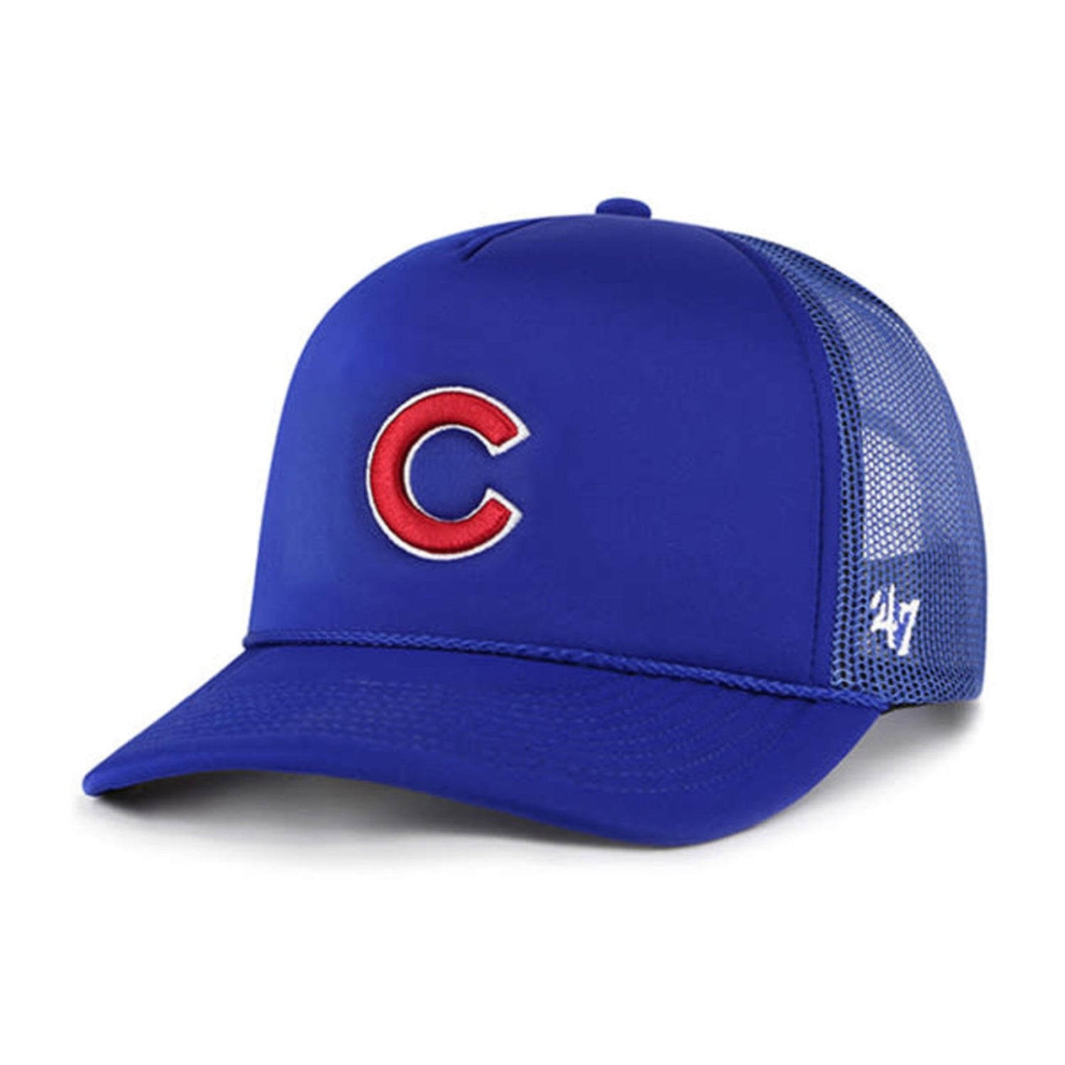 47 Brand Chicago Cubs Foam Front Trucker Snapback Hat - Royal