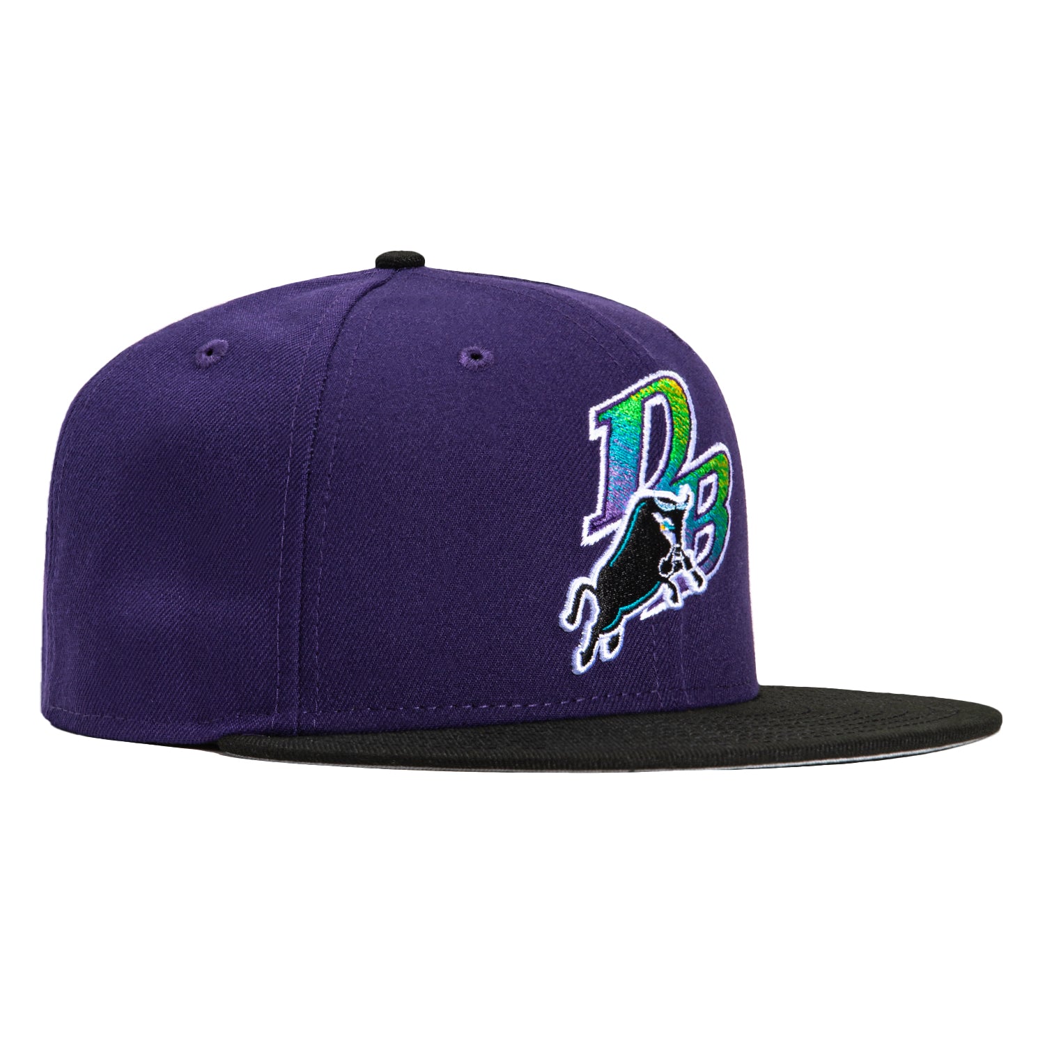 TAMPA BAY DEVIL RAYS (PURPLE) 1998 INAUGURAL SEASON NEW ERA 59FIFTY  FITTED (JOKER COLORS)