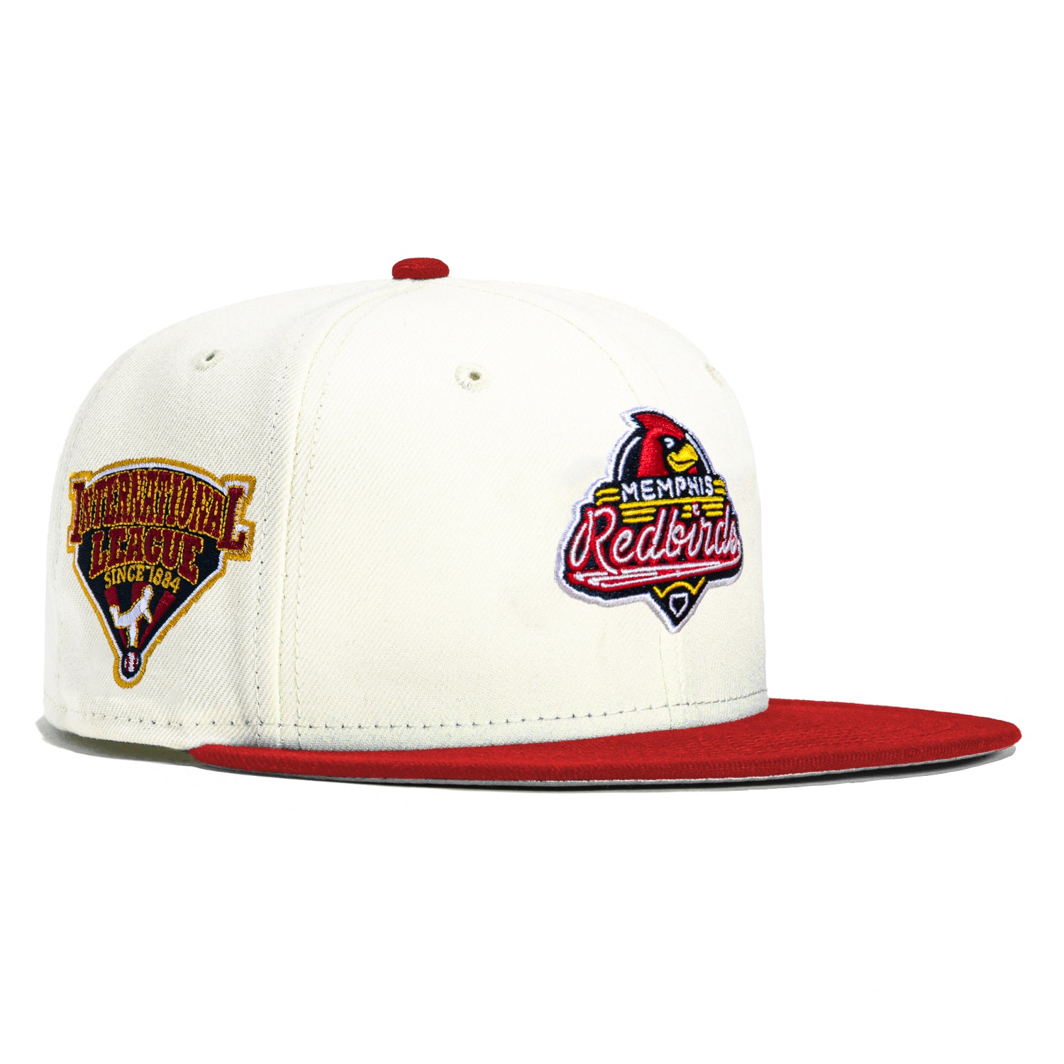 Men's Memphis Redbirds New Era White/Royal Blue Theme Night 59FIFTY Fitted  Hat