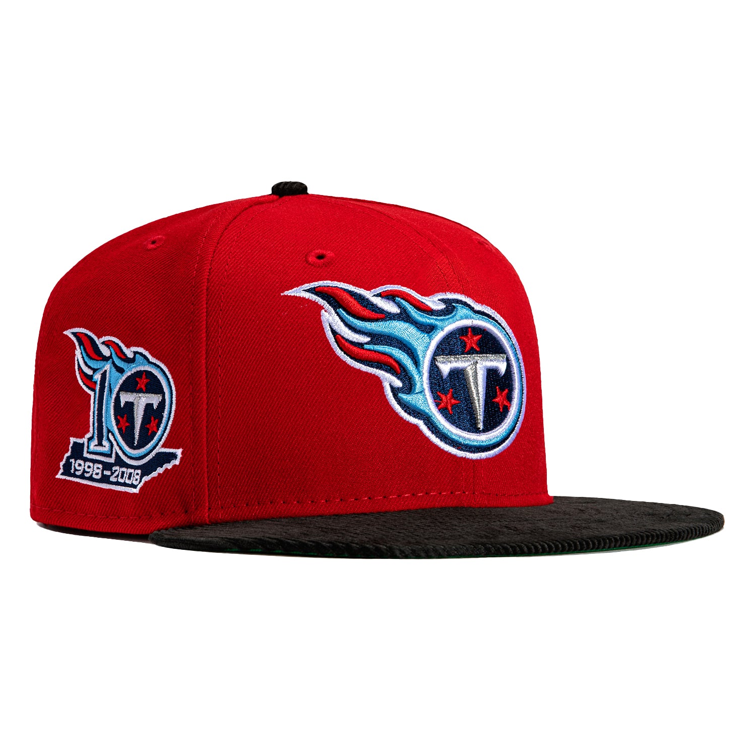 Tennessee Titans New Era 10th Anniversary Patch Logo 59FIFTY Fitted Hat -  Navy