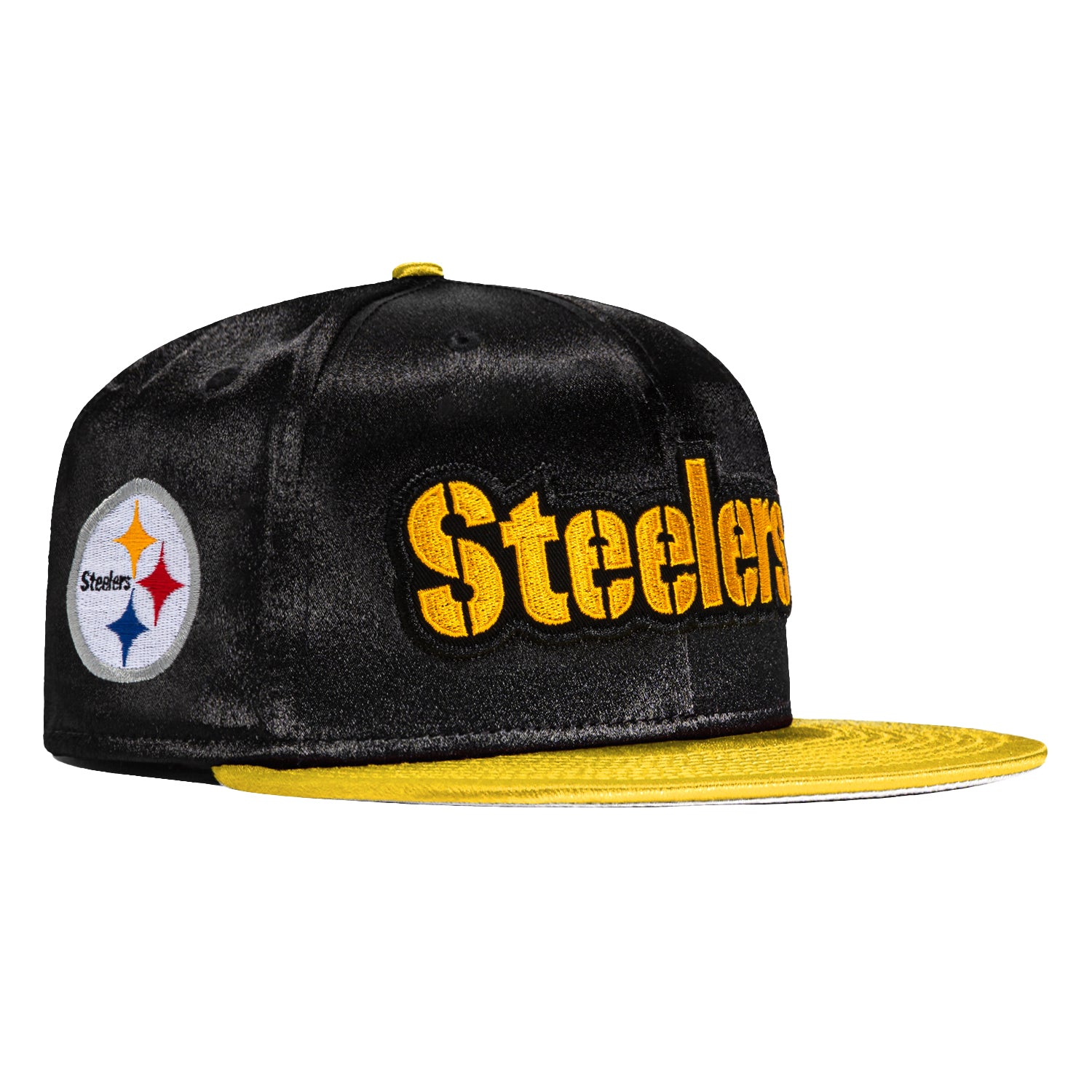 Pittsburgh Steelers NFL Team Satin New Era snapback black cap