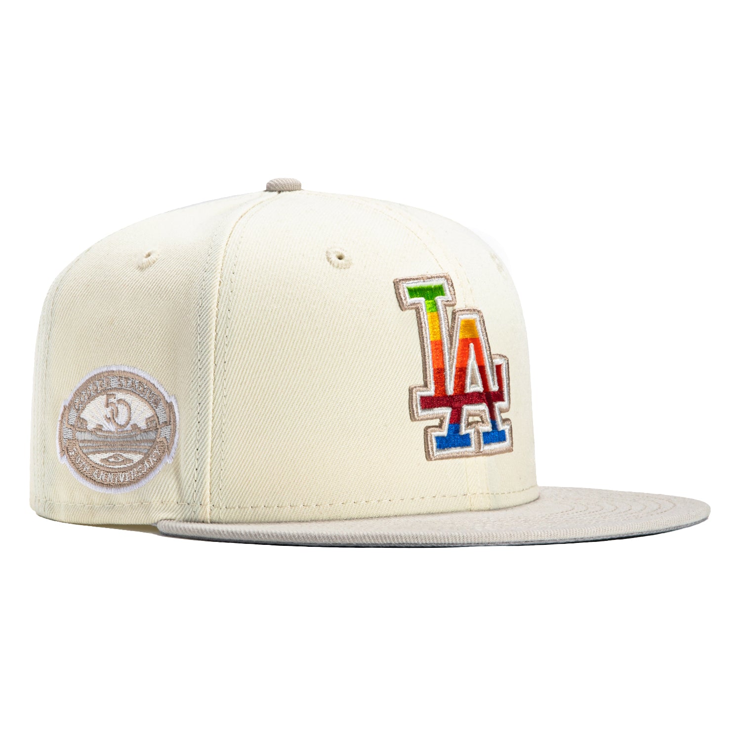 New Era 59FIFTY Chain Stitch Cleveland Guardians Hat - White, Royal White/Royal / 7 1/2