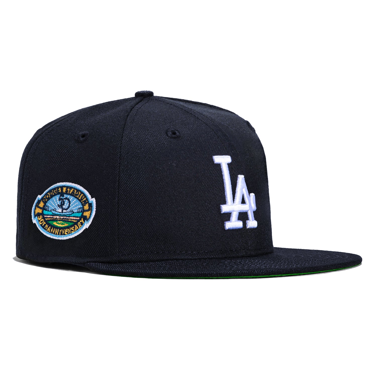 New Era Los Angeles Dodgers Fuji 50th Anniversary Stadium Patch Hat Club Exclusive 59FIFTY Fitted Hat Grey/Black