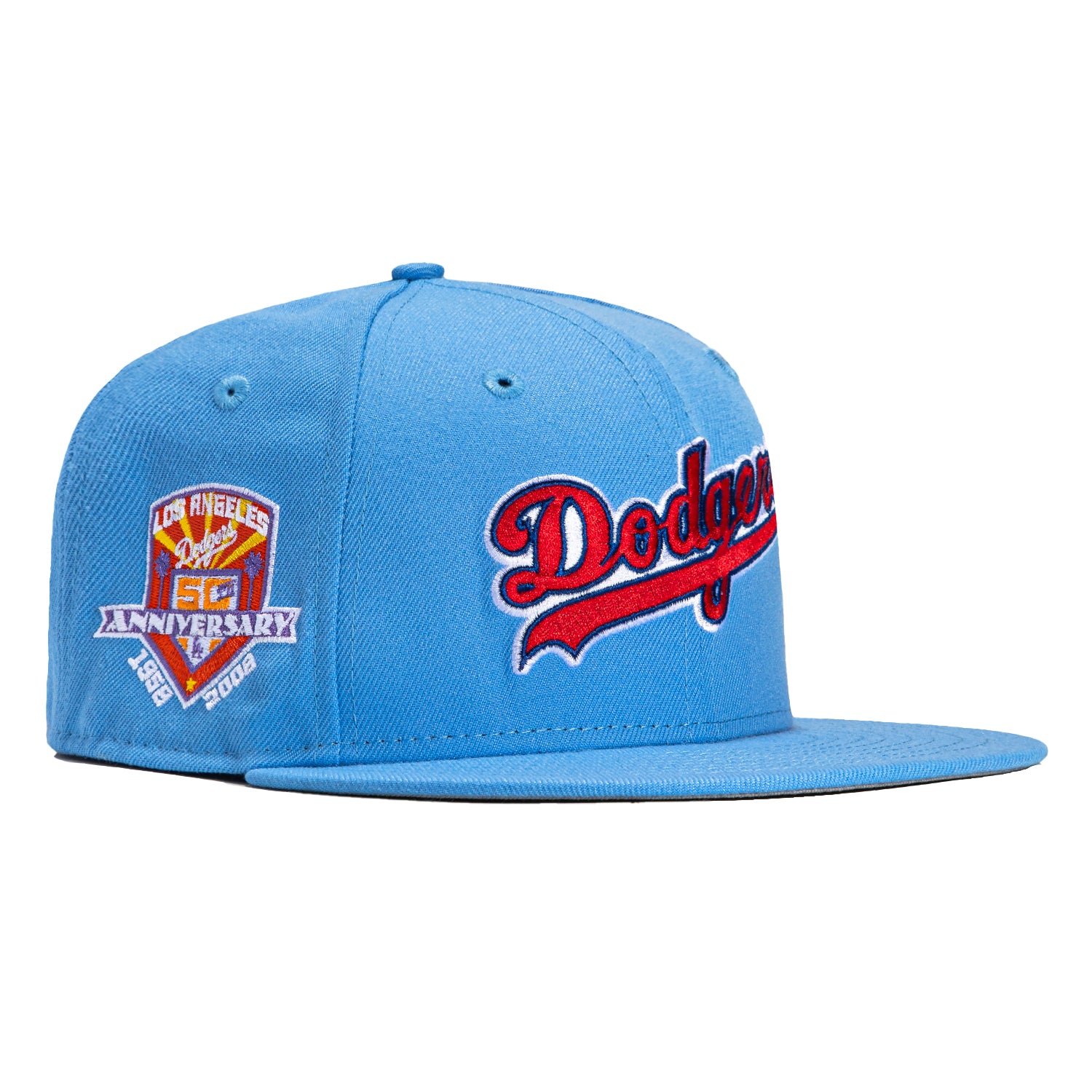New Era 59Fifty Los Angeles Dodgers 50th Anniversary Patch Jersey Hat – Hat  Club
