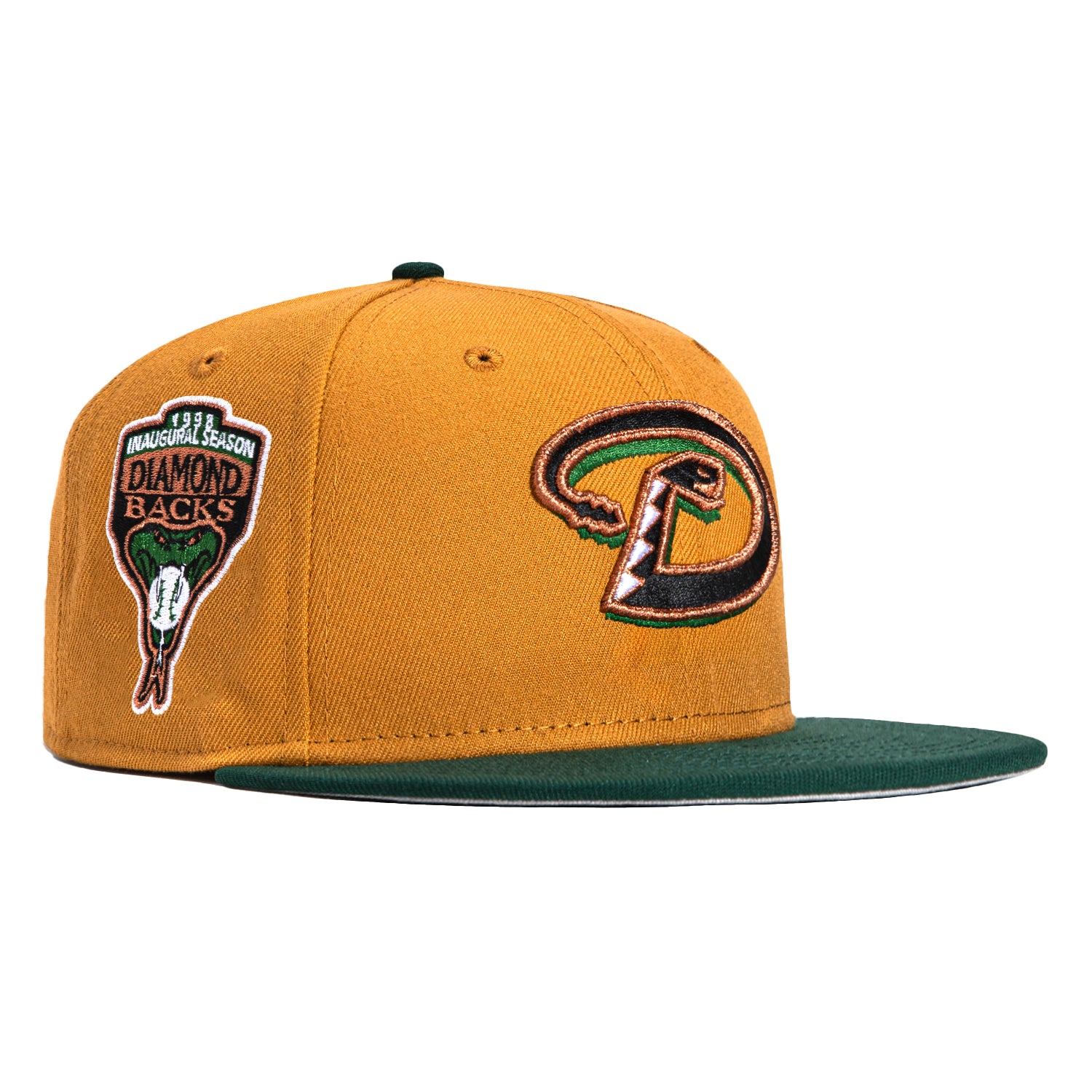 Arizona Diamondbacks Black Green New Era 59FIFTY Fitted Hat