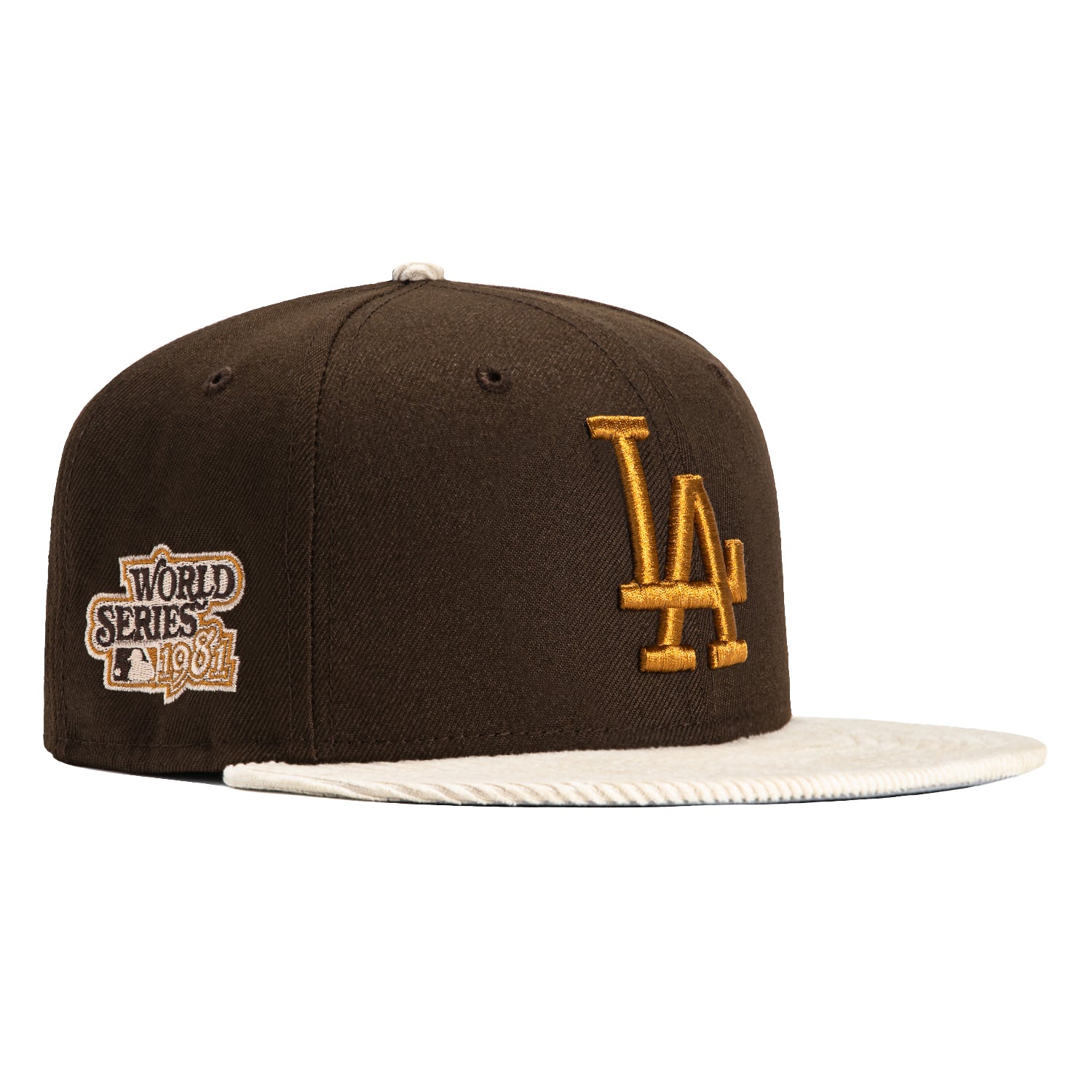 New York Yankees New Era Corduroy Visor 59FIFTY Fitted Hat - Cream
