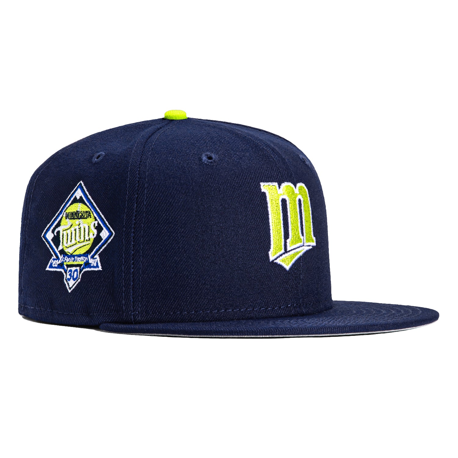 New Era Minnesota Twins Green/Yellow Fitted Hat 7 1/8 Hat