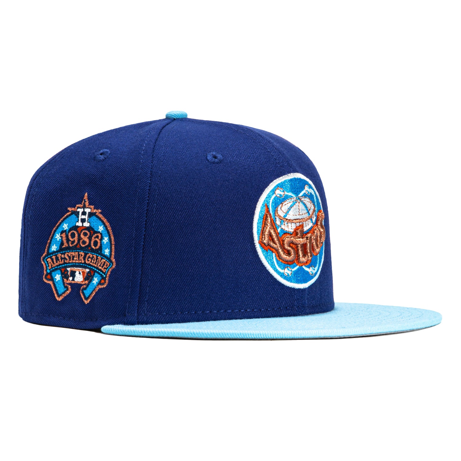 New Era 59FIFTY Houston Astros 1986 All Star Game Patch Hat - Royal, Light Blue Royal/Light Blue / 7 1/2