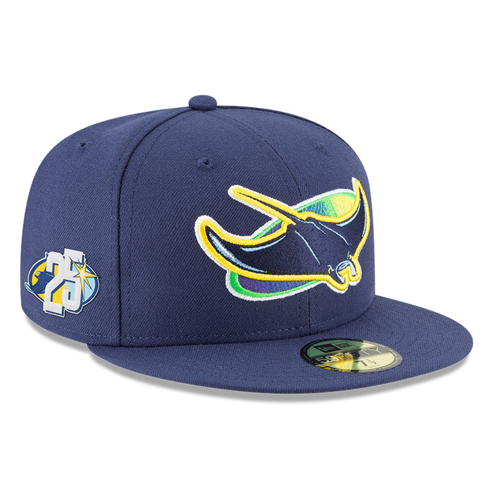 New Era 59Fifty Tampa Bay Rays 25th Anniversary Patch Alternate Hat - – Hat  Club