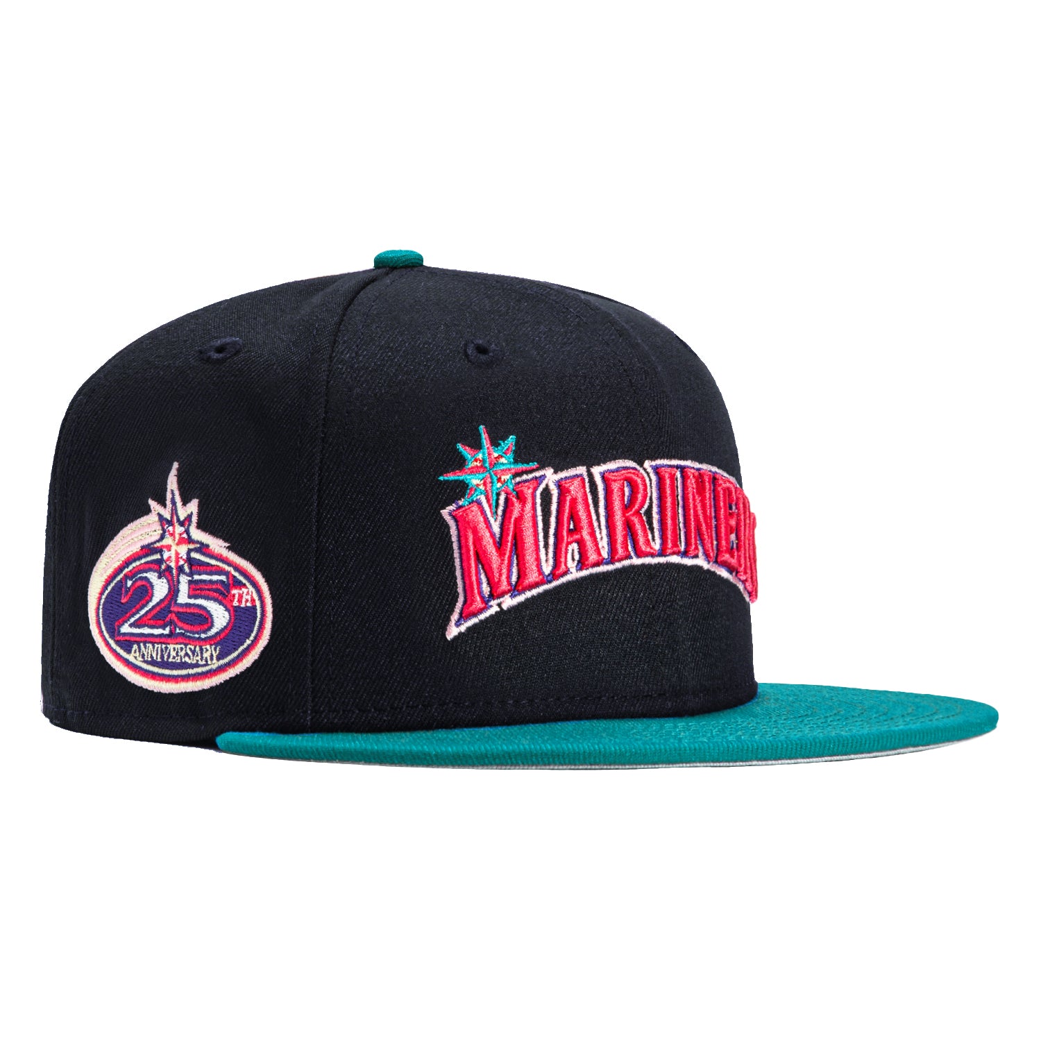 New Era 59Fifty Seattle Mariners 25th Anniversary Patch Jersey Hat - N –  Hat Club