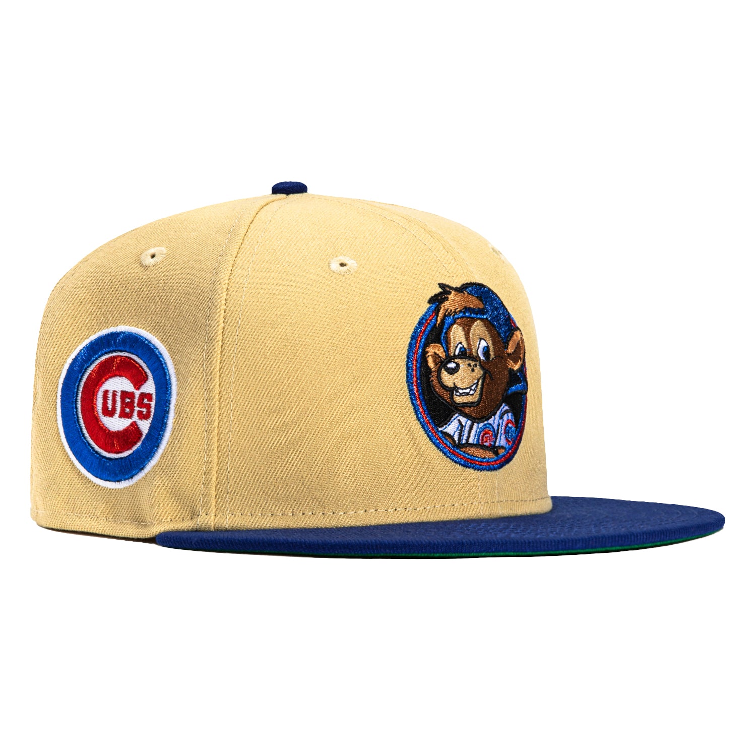 Chicago Cubs Hat Cap 7 1/8 Exclusive New Era Fitted MLB Patch Logo