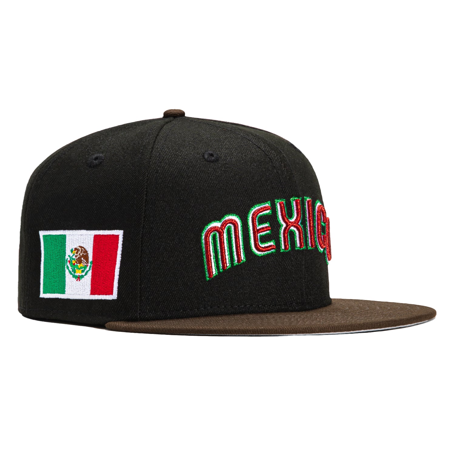 Mexico Burgundy/Black New Era Fitted Hat