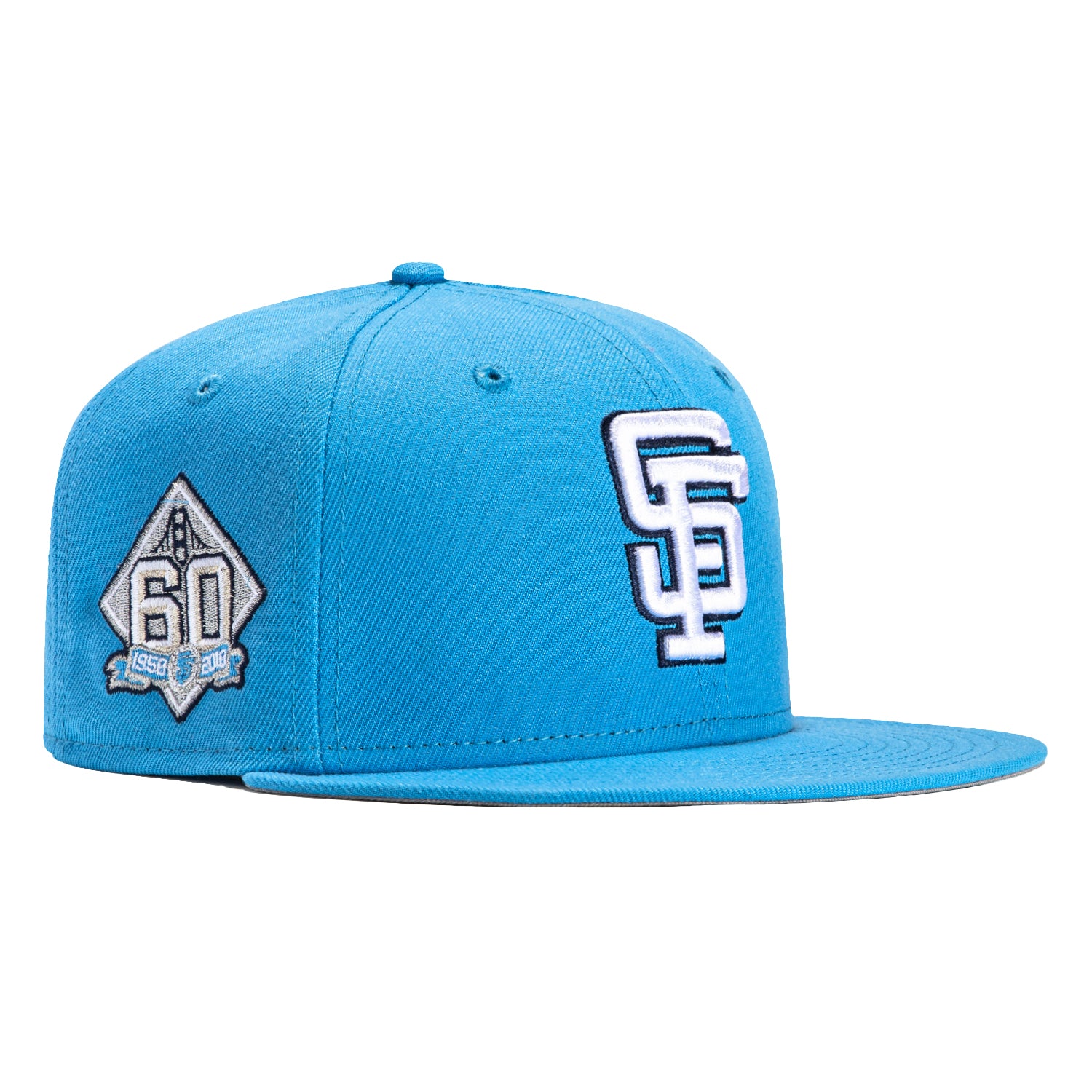 Los Angeles Dodgers 60th Anniversary Sky Blue 59Fifty Fitted Hat