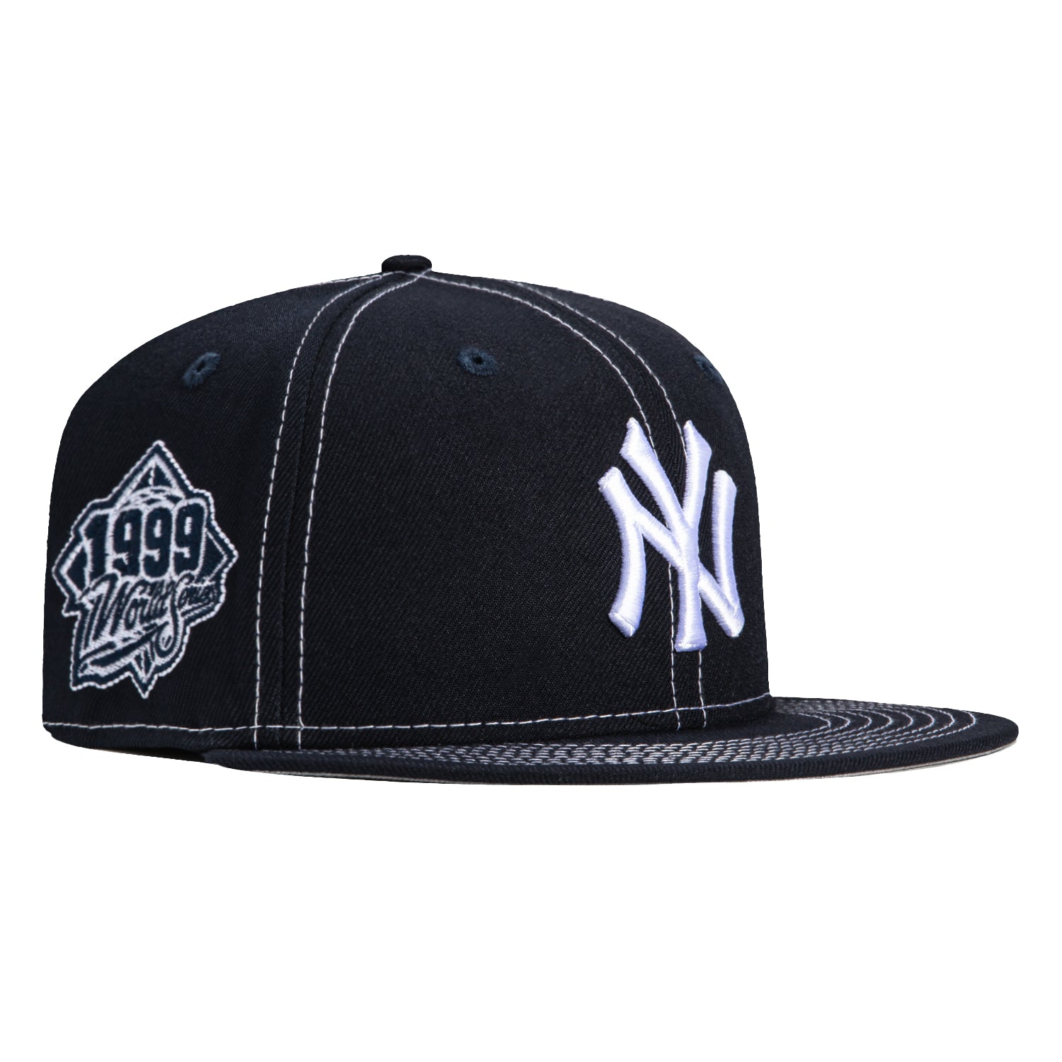 New York Yankees New Era Light Yellow Under Visor 59FIFTY Fitted Hat - Pink