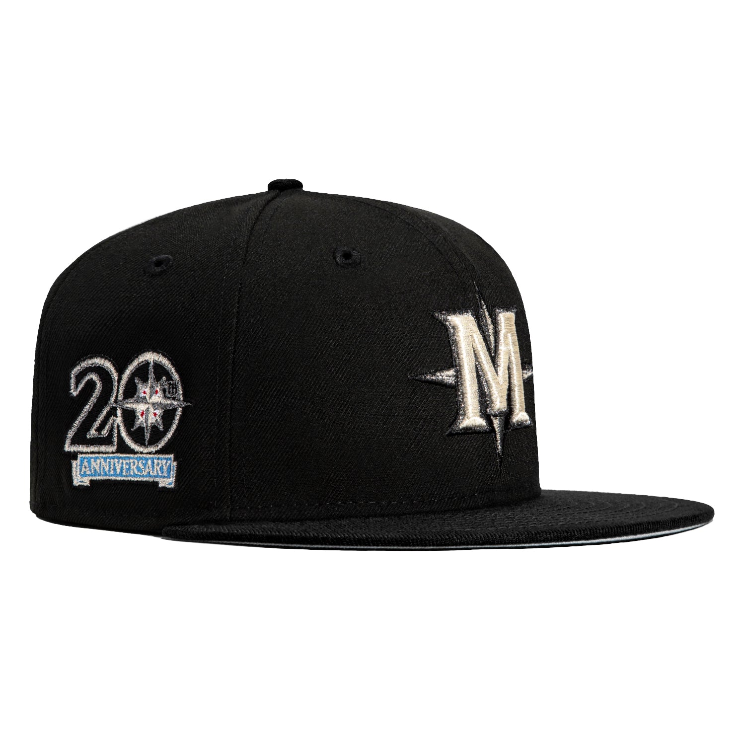 Hat Club 59FIFTY Seattle Mariners Hometown 20th Anniversary Black