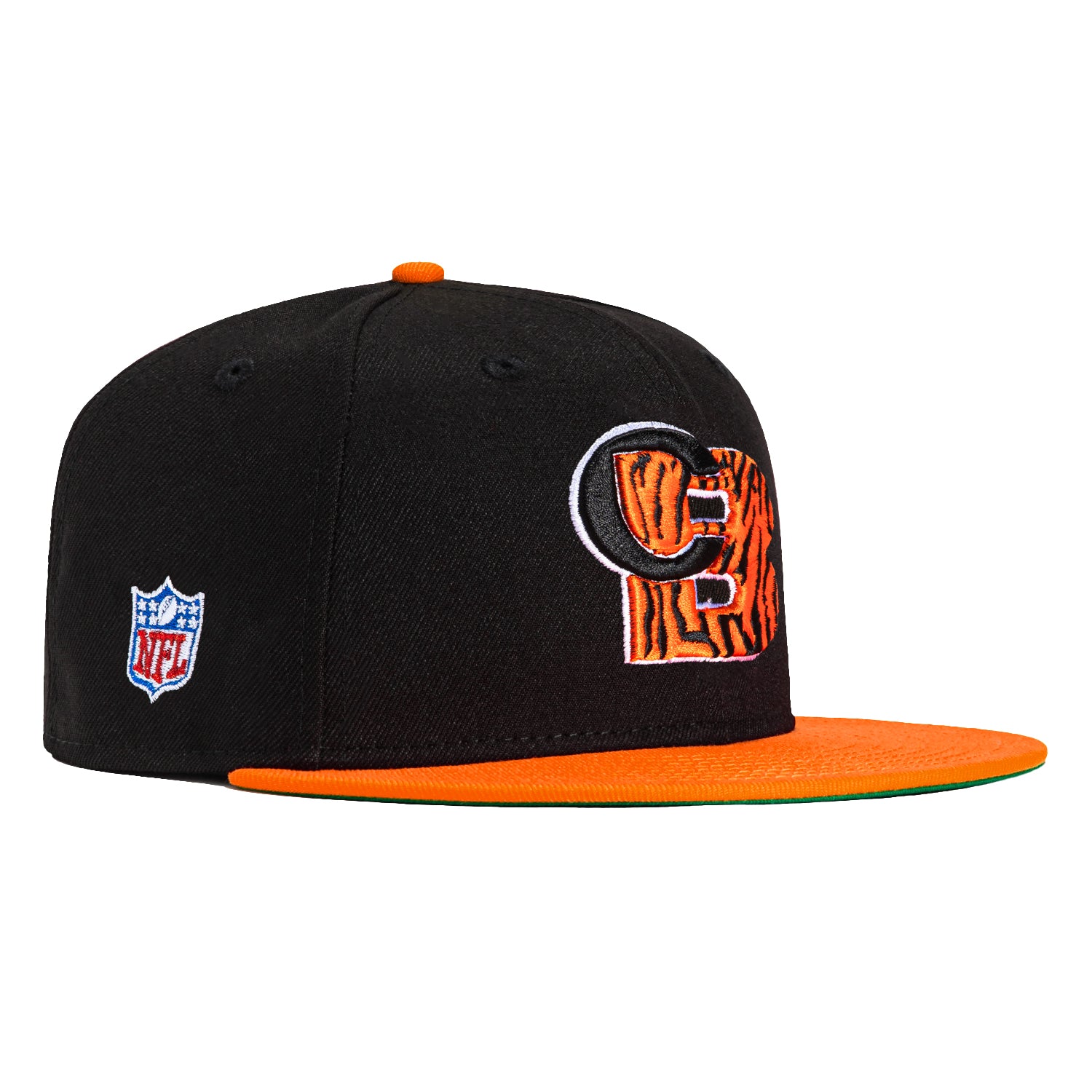 New Era 59Fifty Vegas Dome Cincinnati Bengals Retro Script Hat- Tan, B – Hat  Club