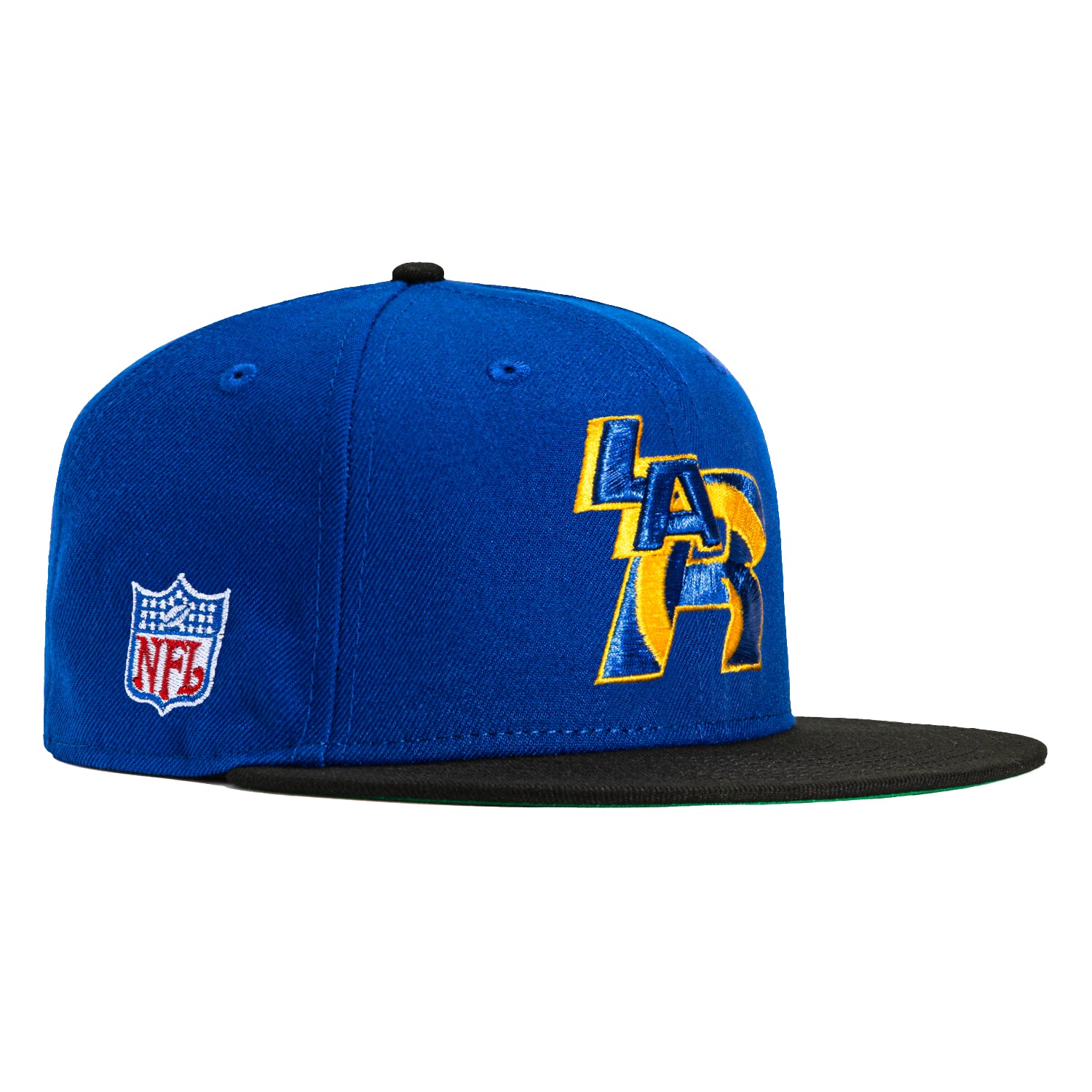 New Era 59Fifty Vegas Dome Los Angeles Rams Retro Script Hat- Tan, Roy – Hat  Club