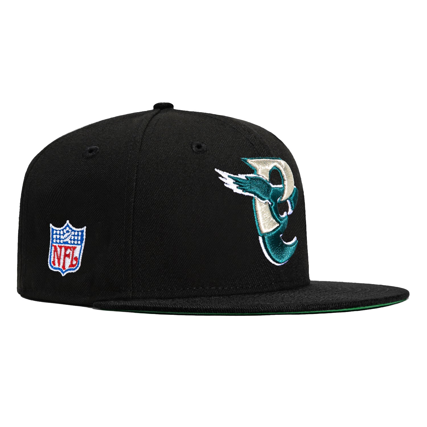 New Era Philadelphia Eagles Black Crimson Collection 59Fifty Fitted Cap