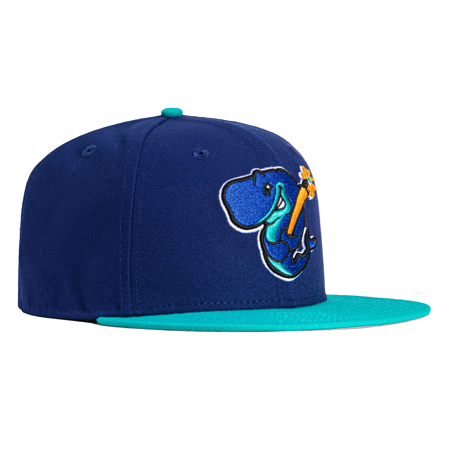 Men's Eugene Emeralds New Era Light Blue Theme Nights Eugene Exploding  Whales 59FIFTY Fitted Hat