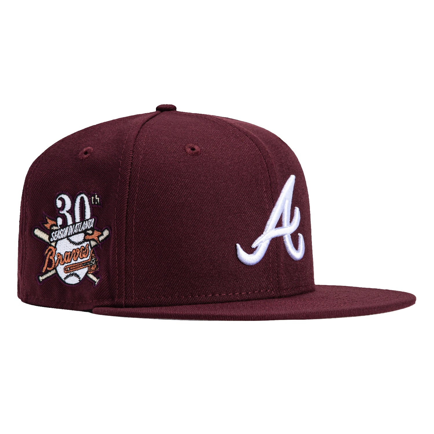 New Era Atlanta Braves 30th Season Patch Capsule Hats Exclusive