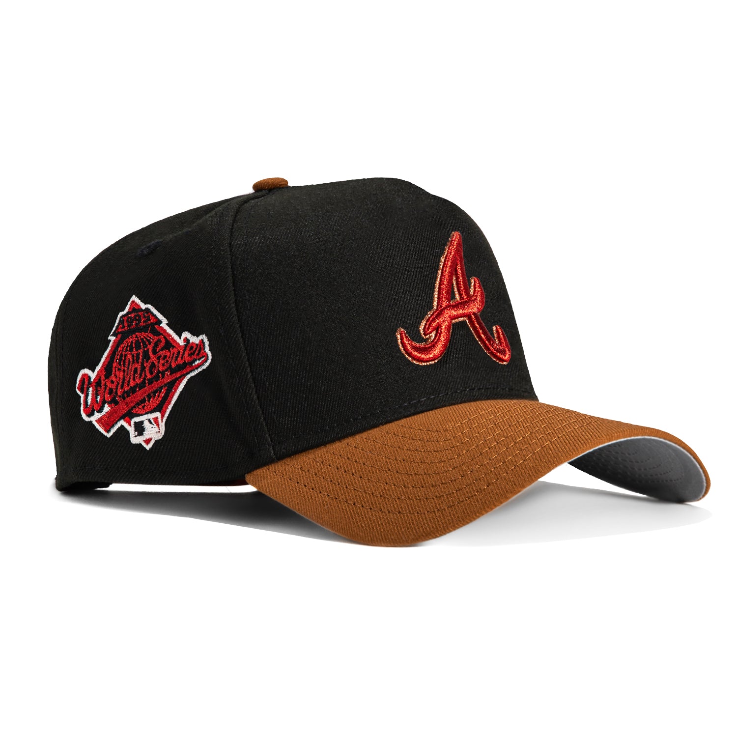 New Era 9Forty A-Frame Atlanta Braves 1995 World Series Patch Snapback – Hat  Club