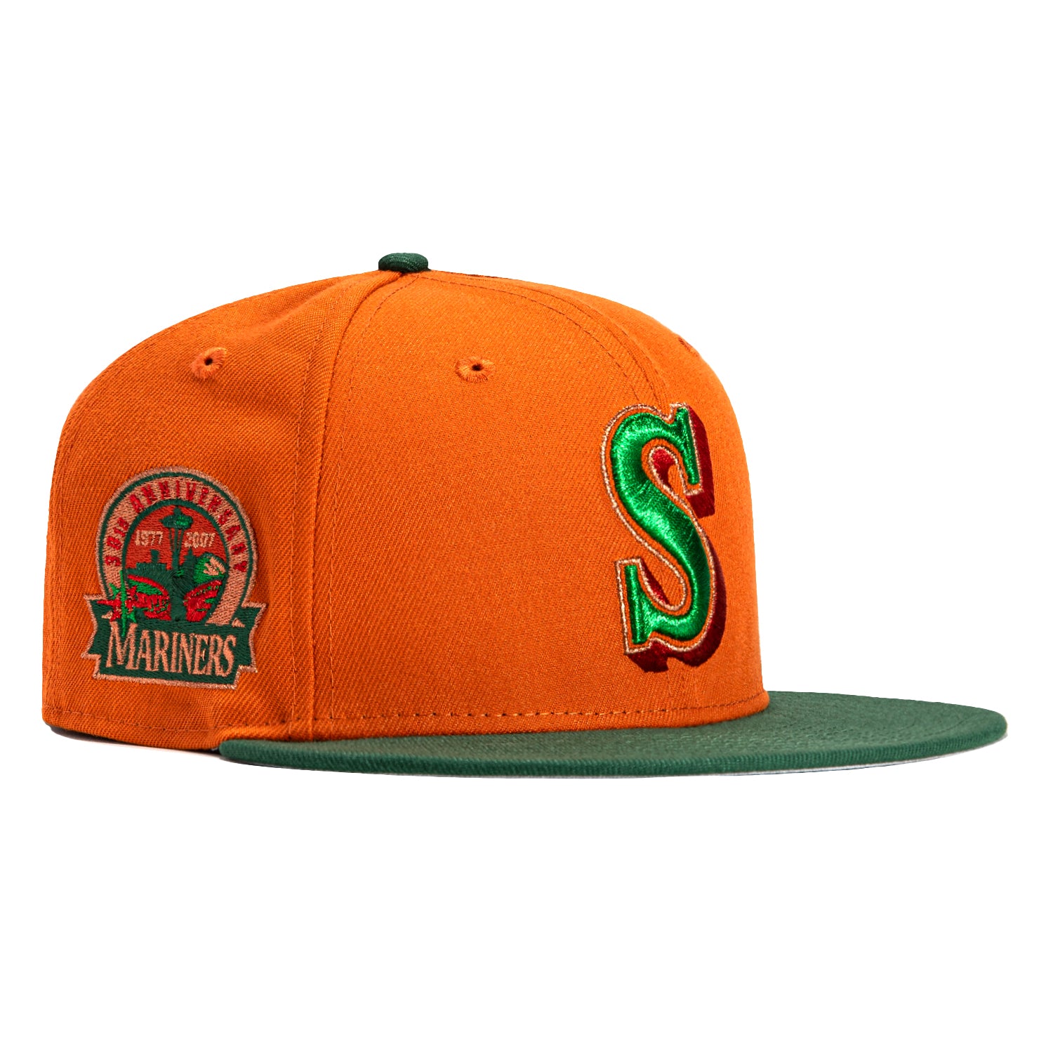 New Era 59Fifty Seattle Mariners 30th Anniversary Patch Hat - Burnt