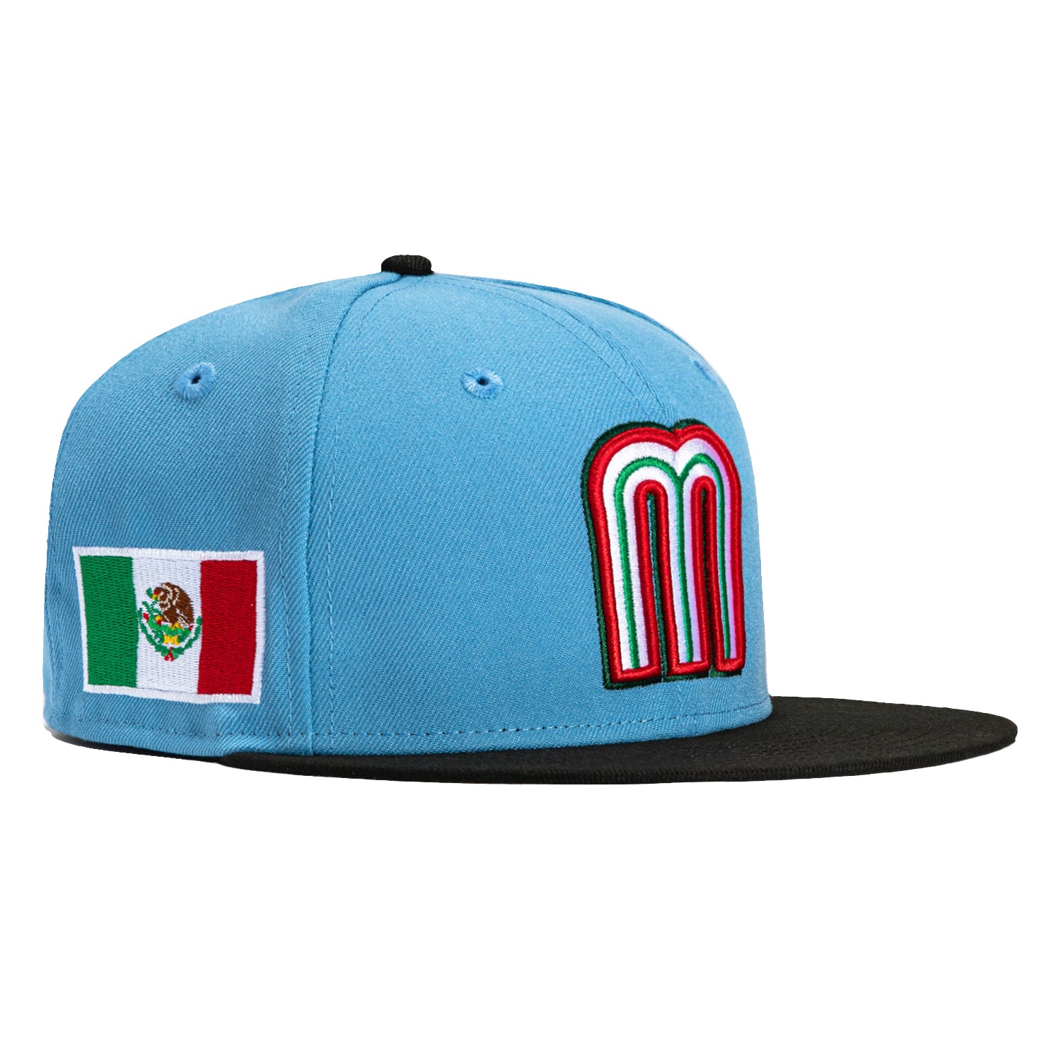 New Era 59Fifty Mexico World Baseball Classic Hat - Light Blue