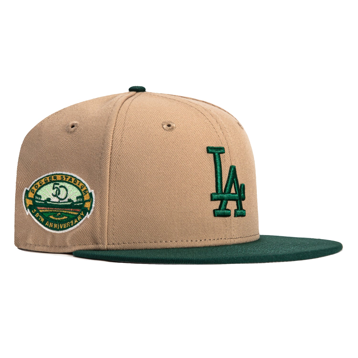 Hat Club Exclusive Los Angeles Dodgers 50th Anniversary Patch deals Two Tone Fitted